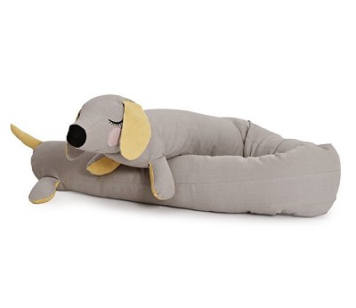 LAZY LONG DOG. GREY