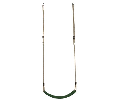 Flexible wrap around swing seat green