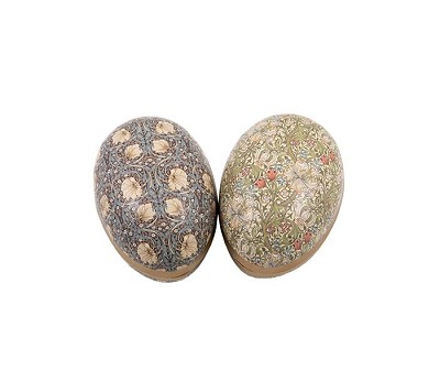 Påskeegg papp 15 cm William Morris