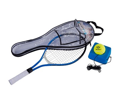Racketball set with tennis racket 21 and tennis trainer