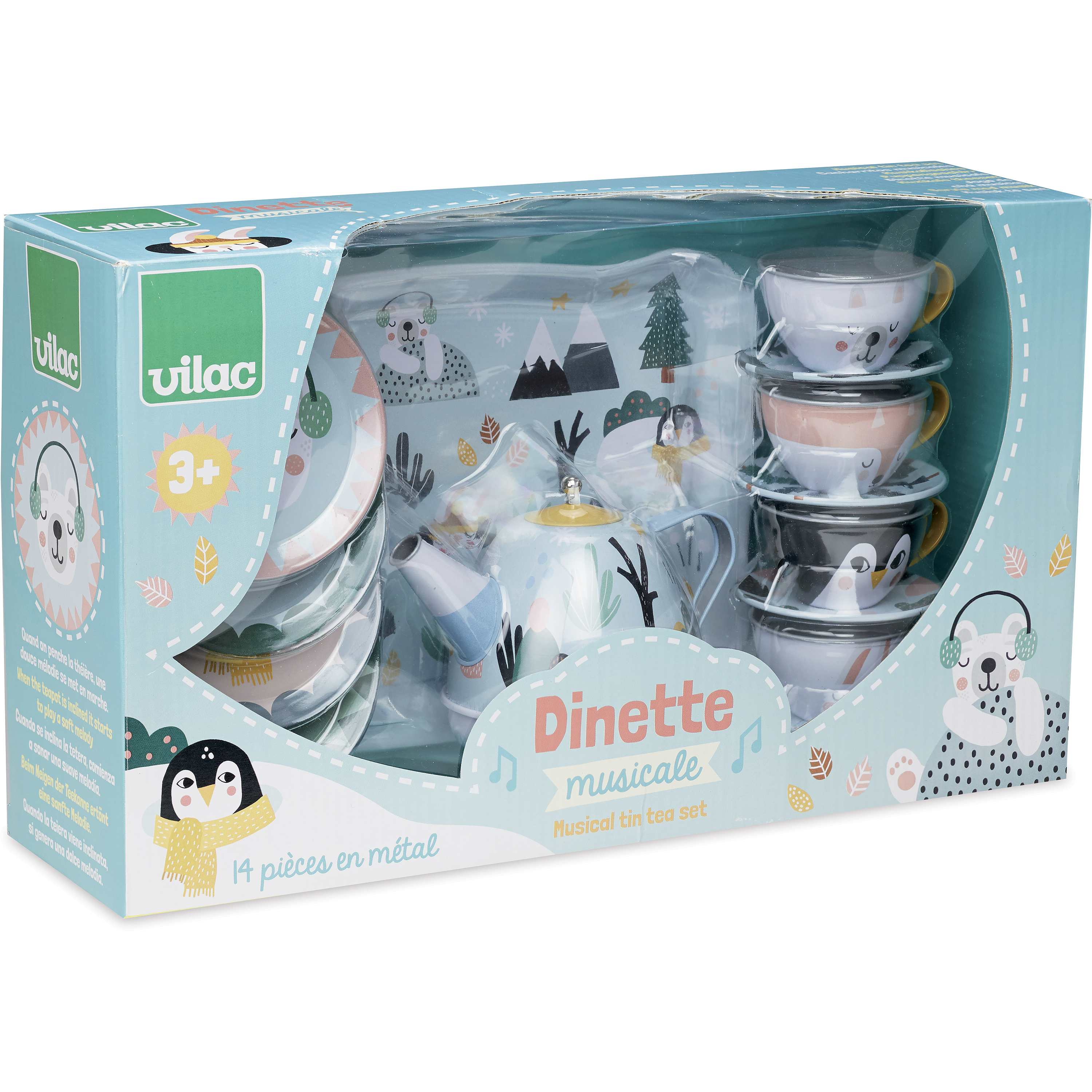 Ice musikal tea set
