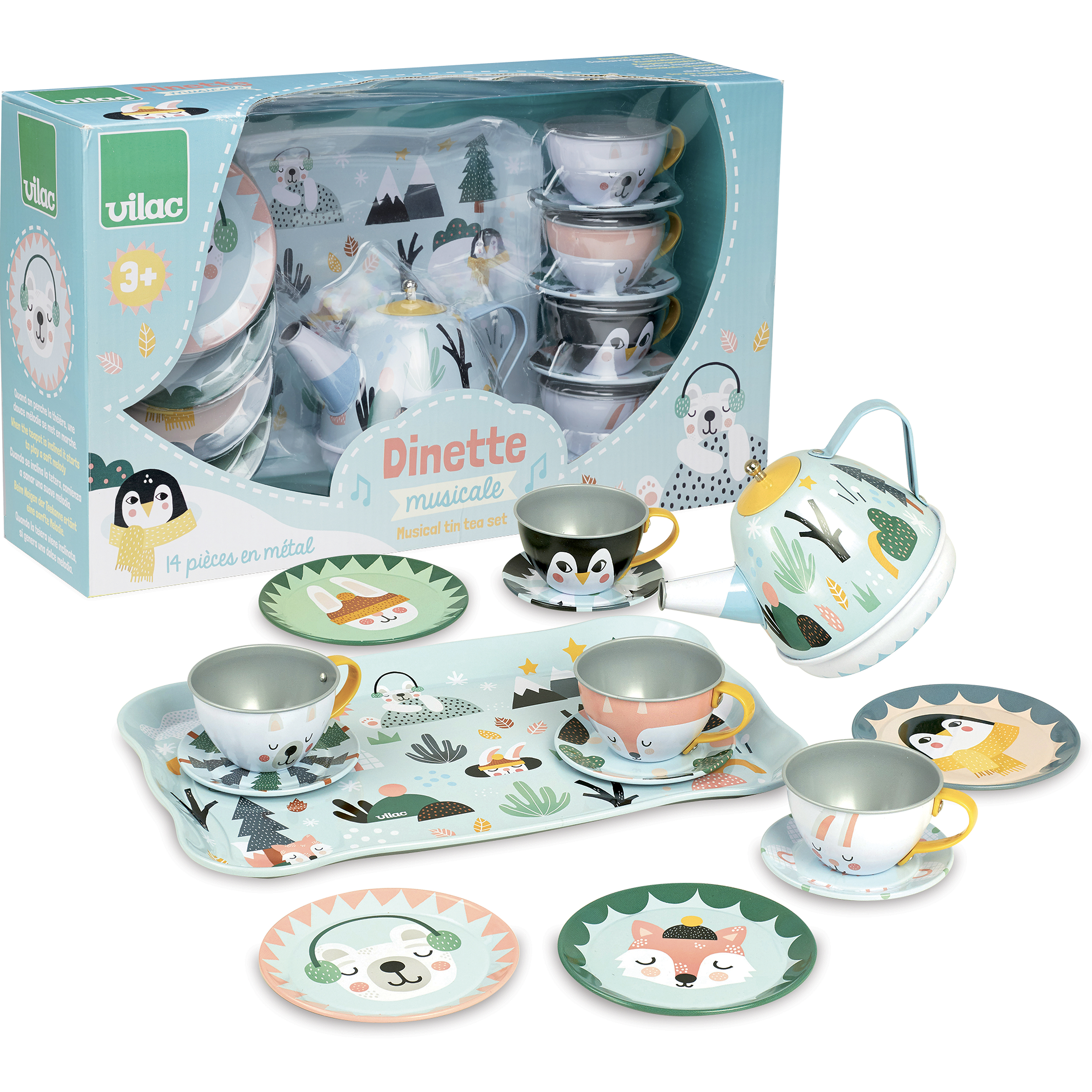 Ice musikal tea set