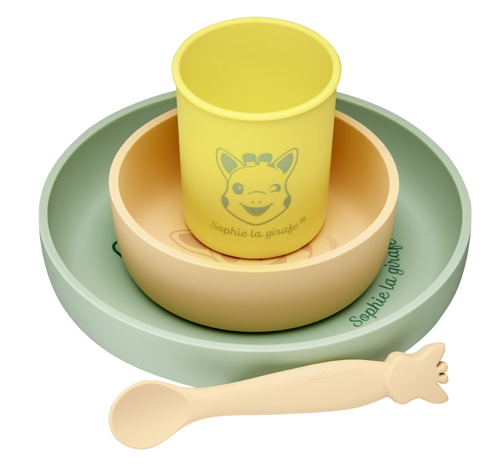 Silicone meal set Sophie la girafe