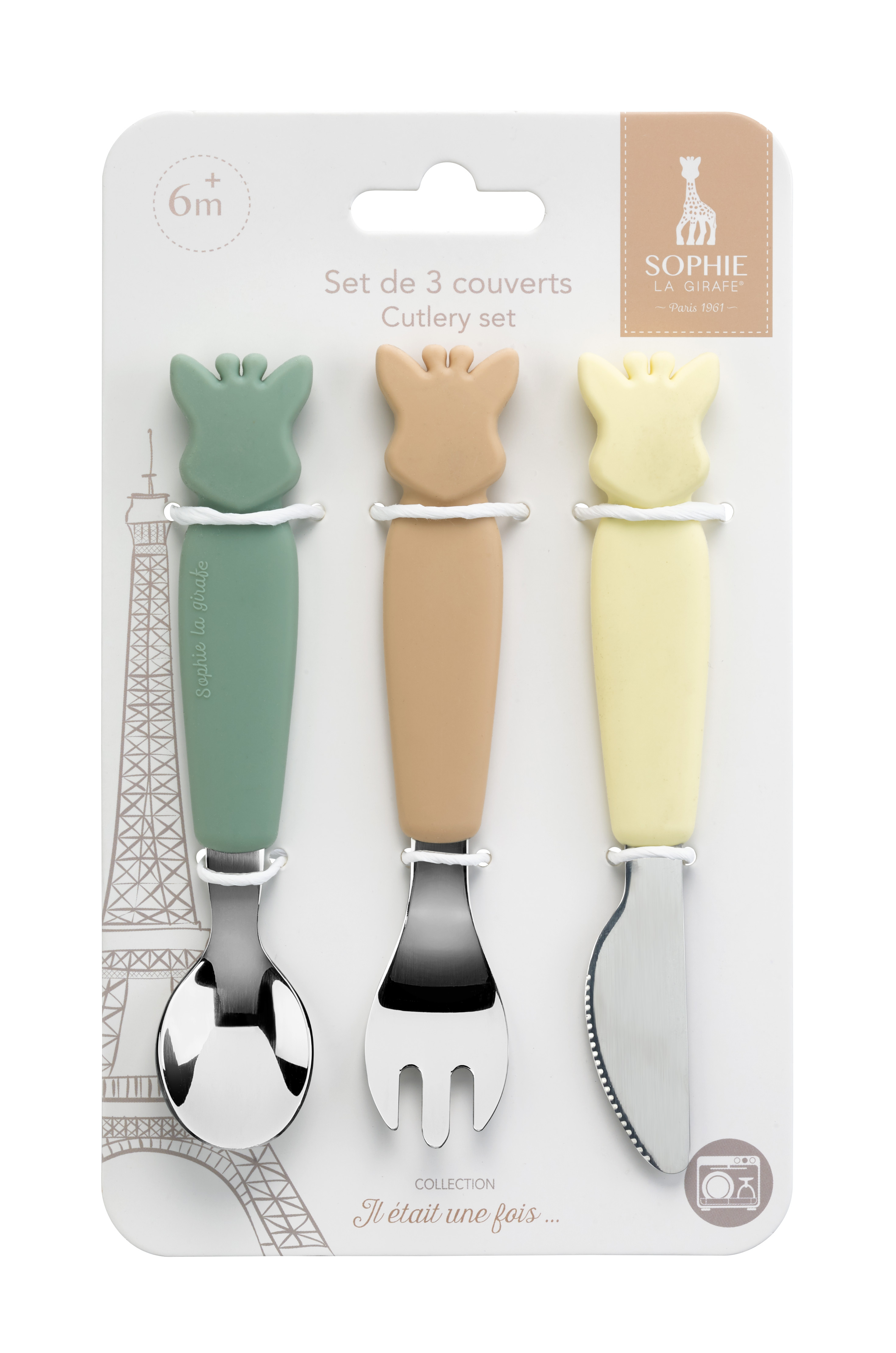 Cutlery set Sophie la girafe