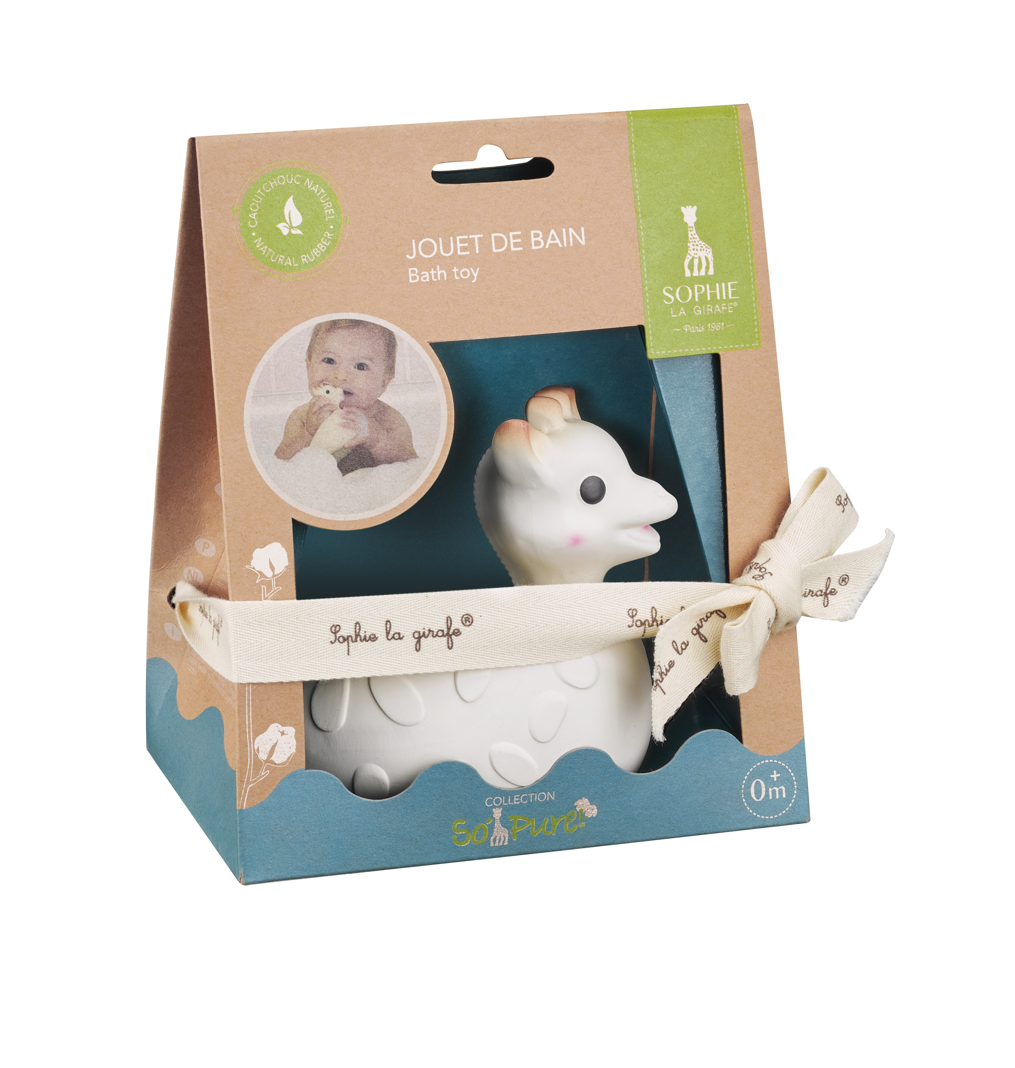 Sopure Bath toy Sophie la girafe (made from 100% natural rubber)