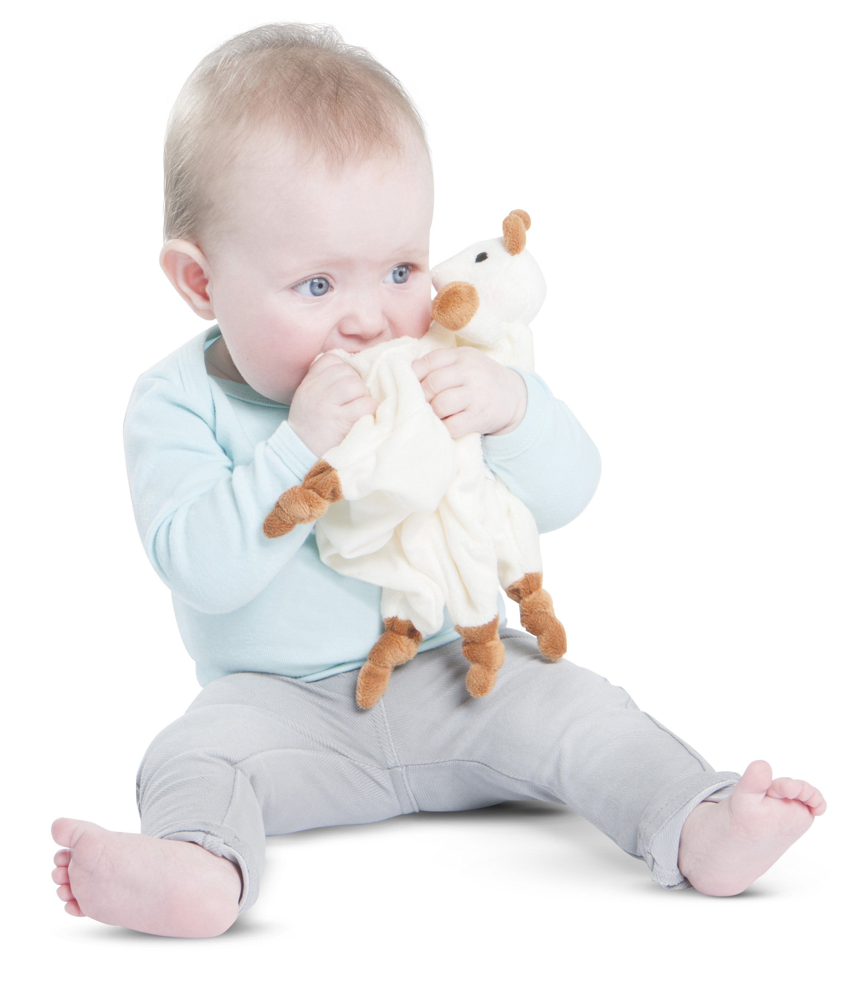 Comforter with pacifier holder Sophie la girafe