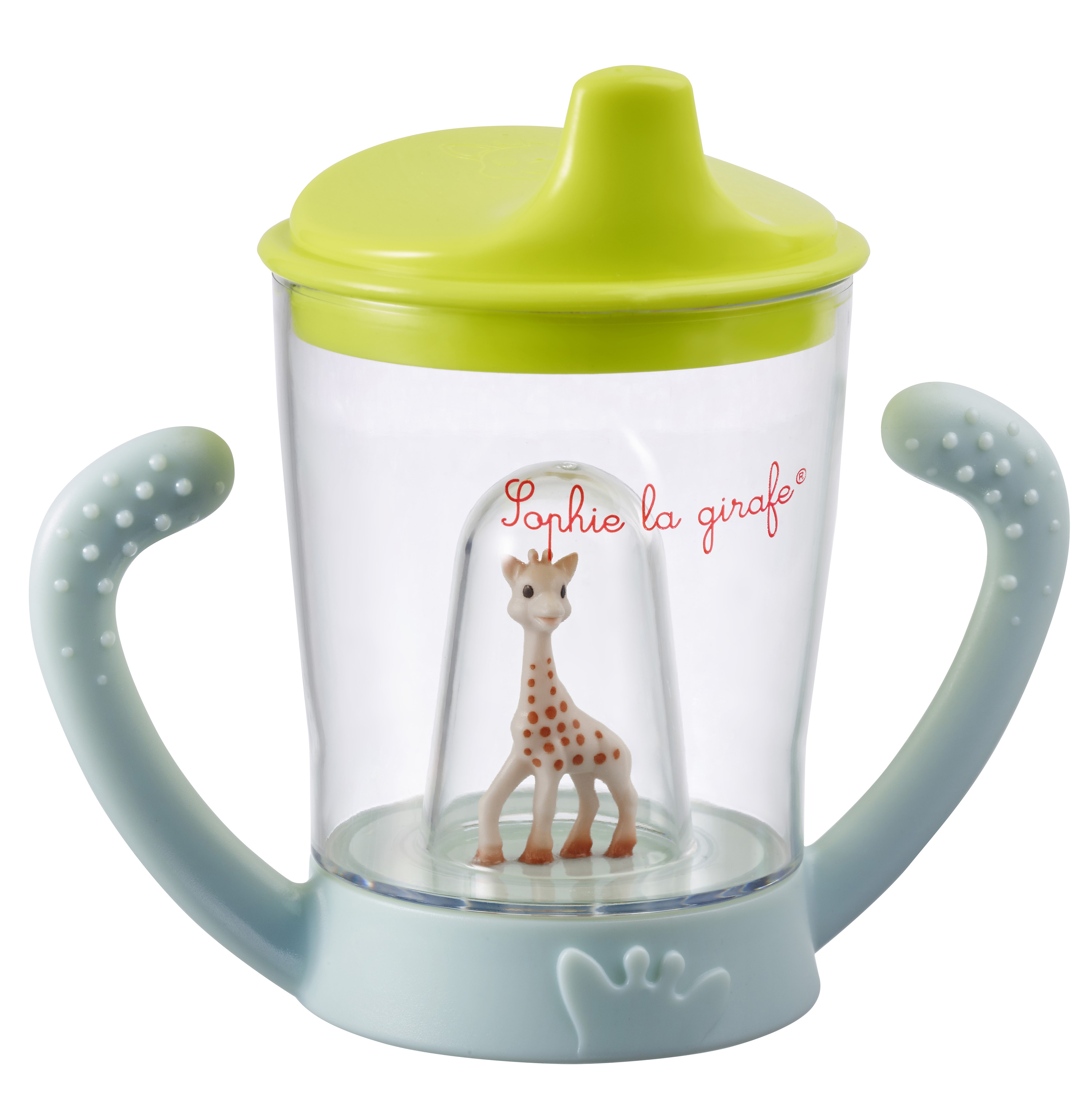 Non-spill cup mascotte  Sophie la girafe (BPA free)