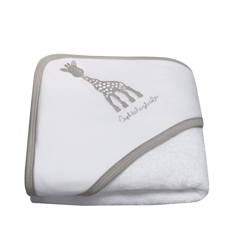 Hooded bath towel Sophie la girafe