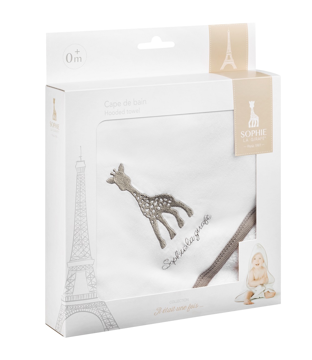 Hooded bath towel Sophie la girafe