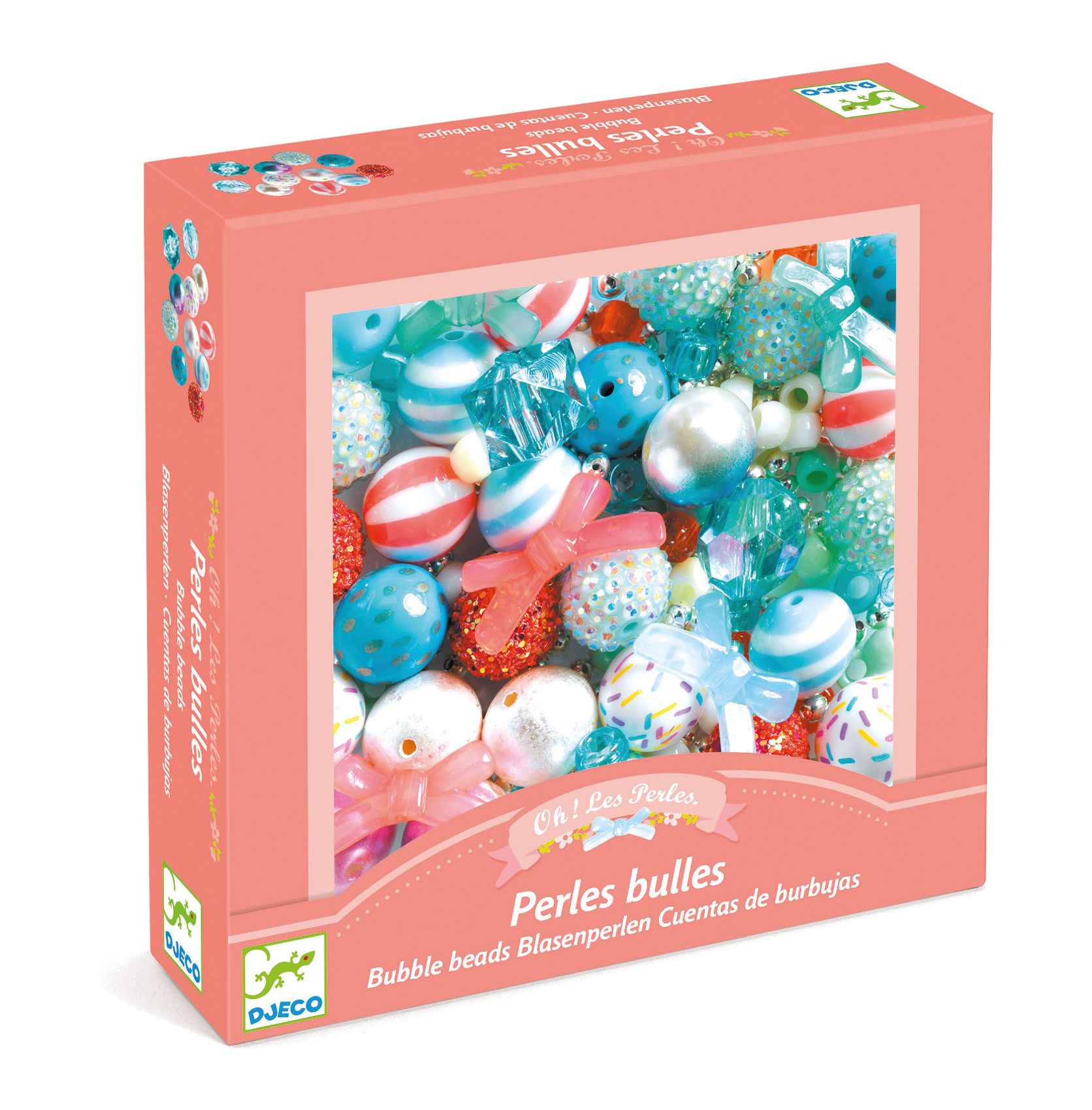 Bubble beads. Silver