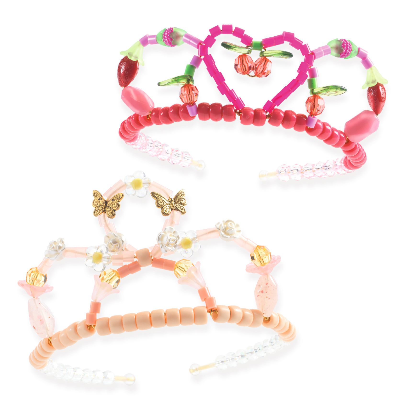Duo of tiaras, Pink
