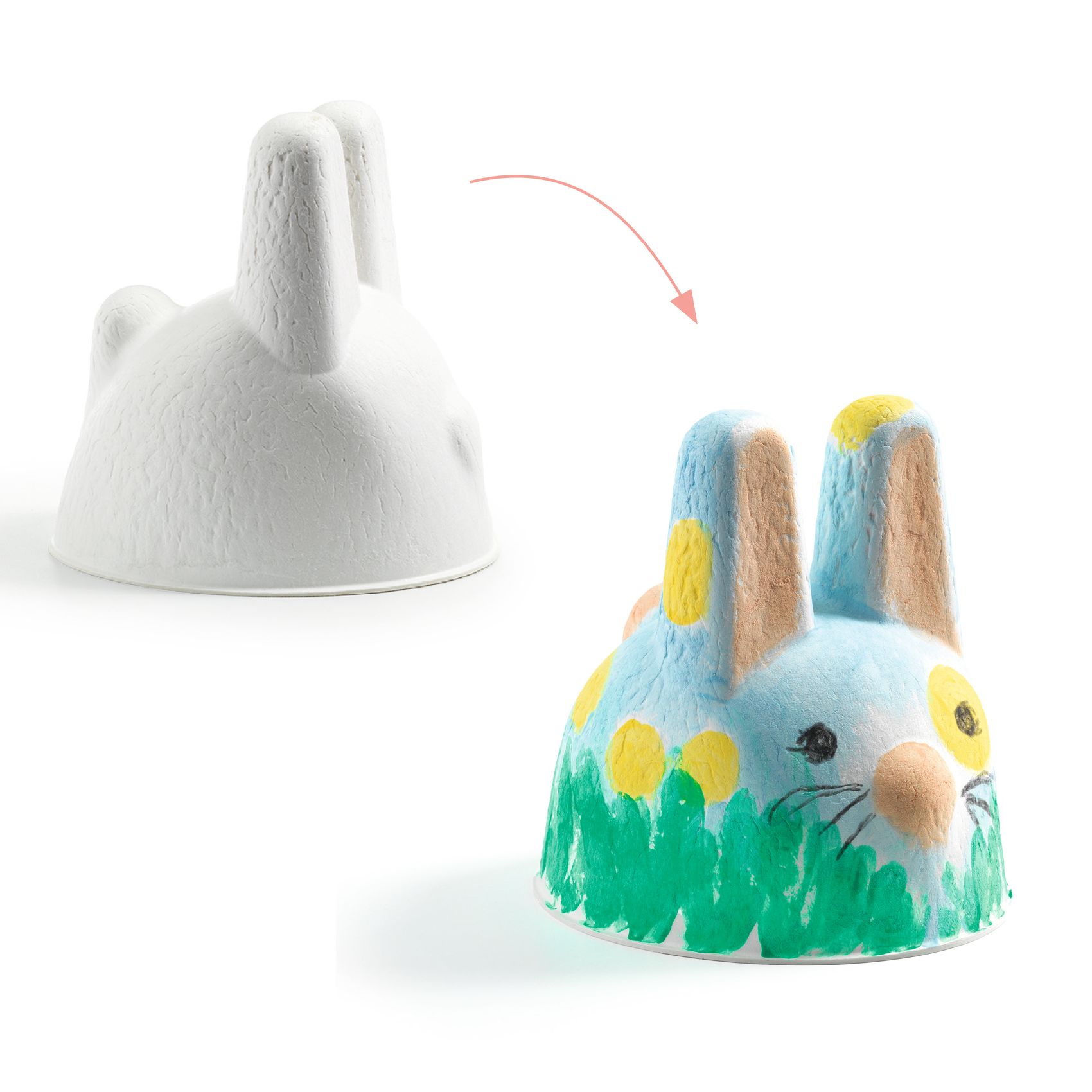 Finger Painting – Bunny Trio