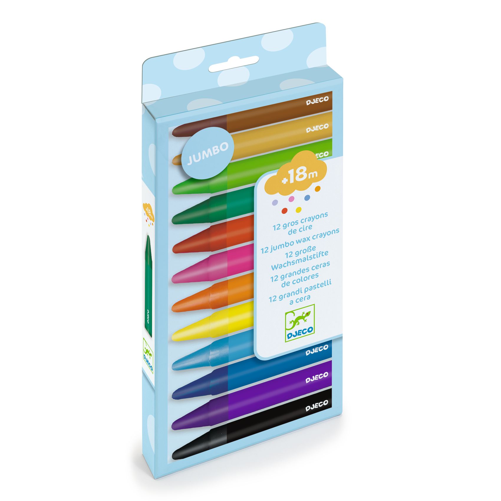 12 jumbo wax crayons