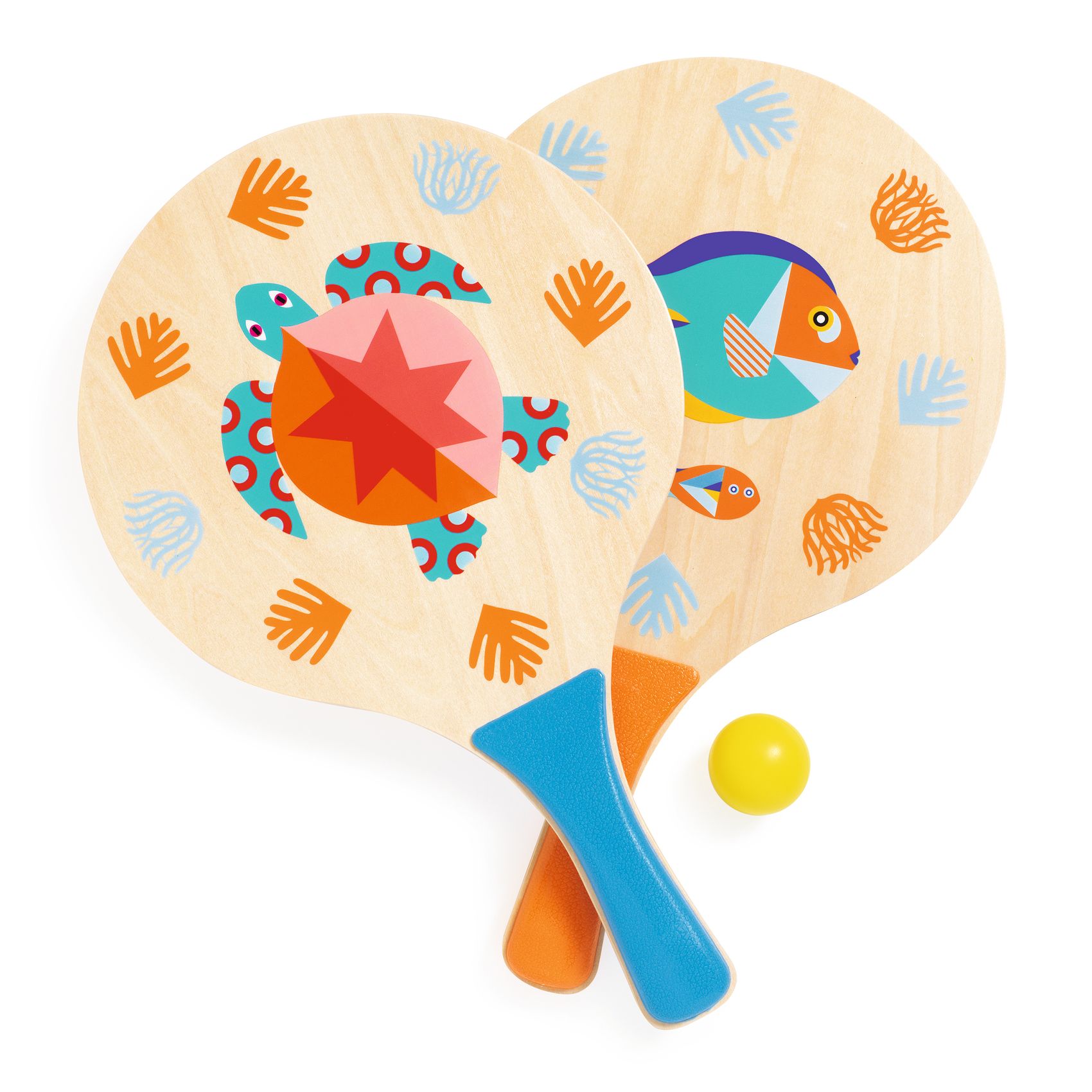 Beach rackets set - Sea - FSC 100%
