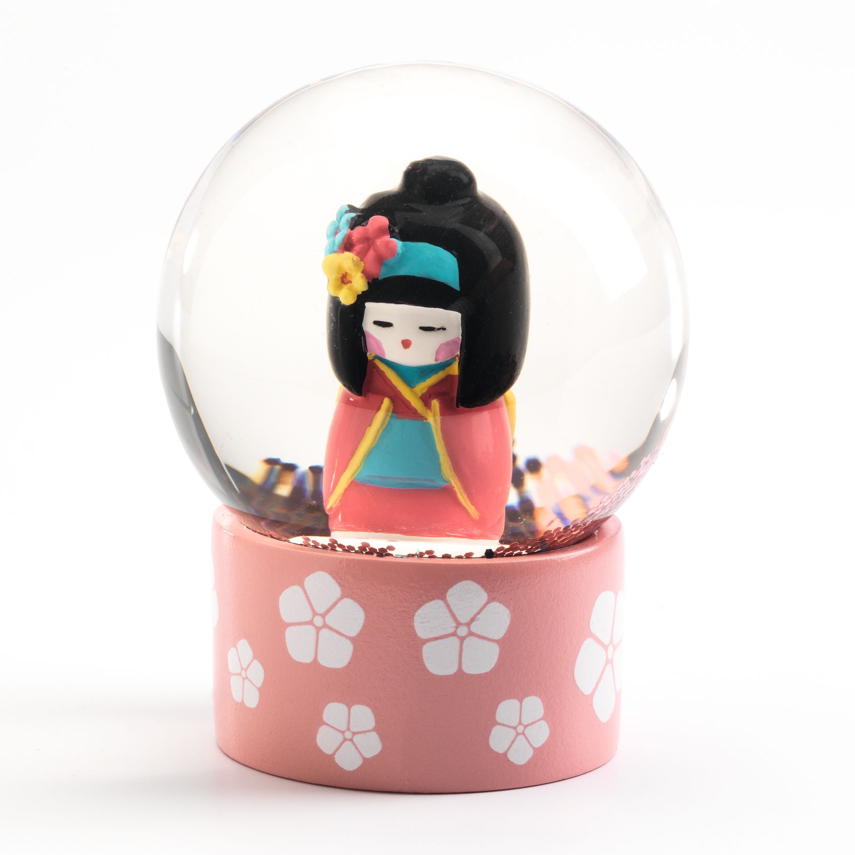 9 snowglobes display - So cute