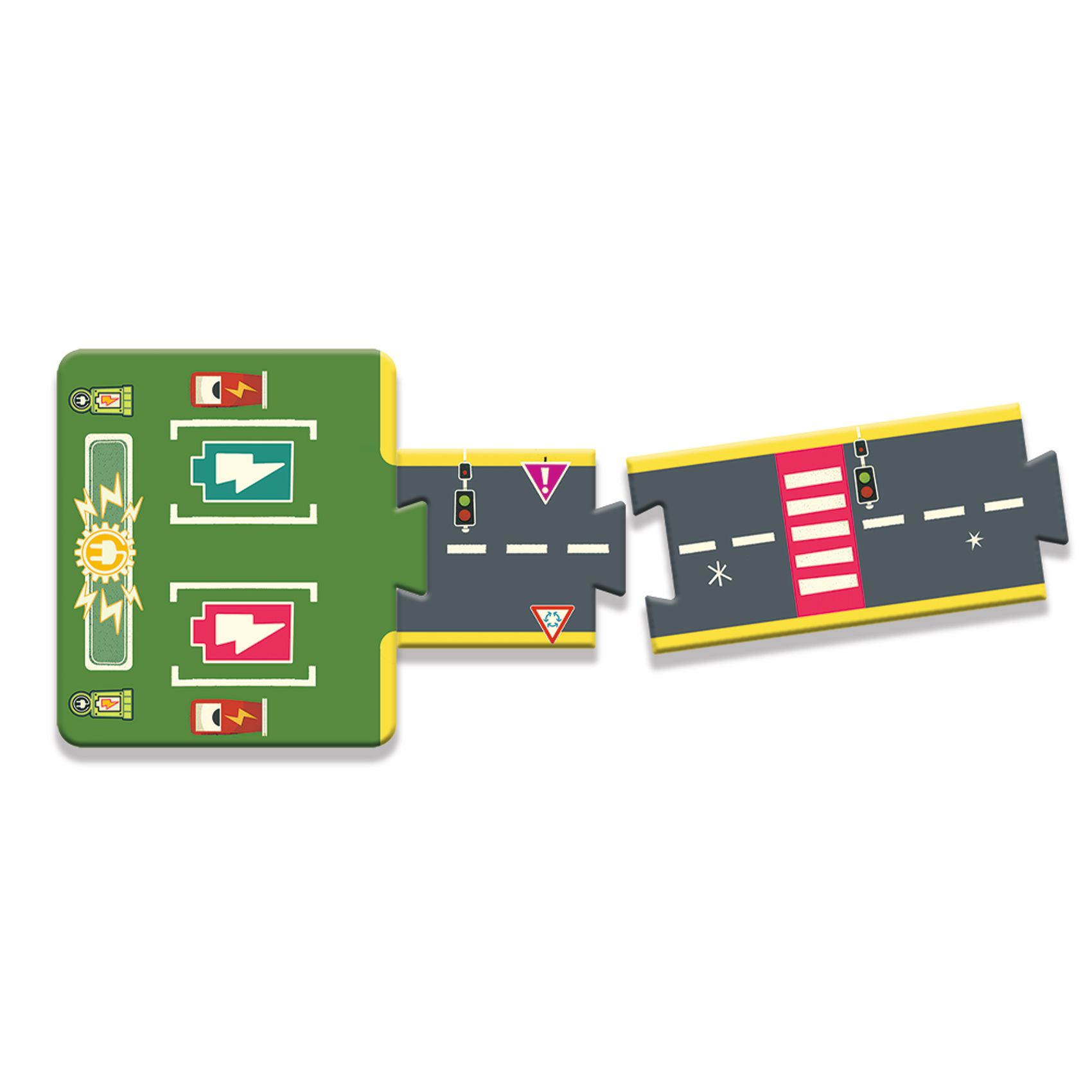 City circuit- giant puzzle - 26 pcs