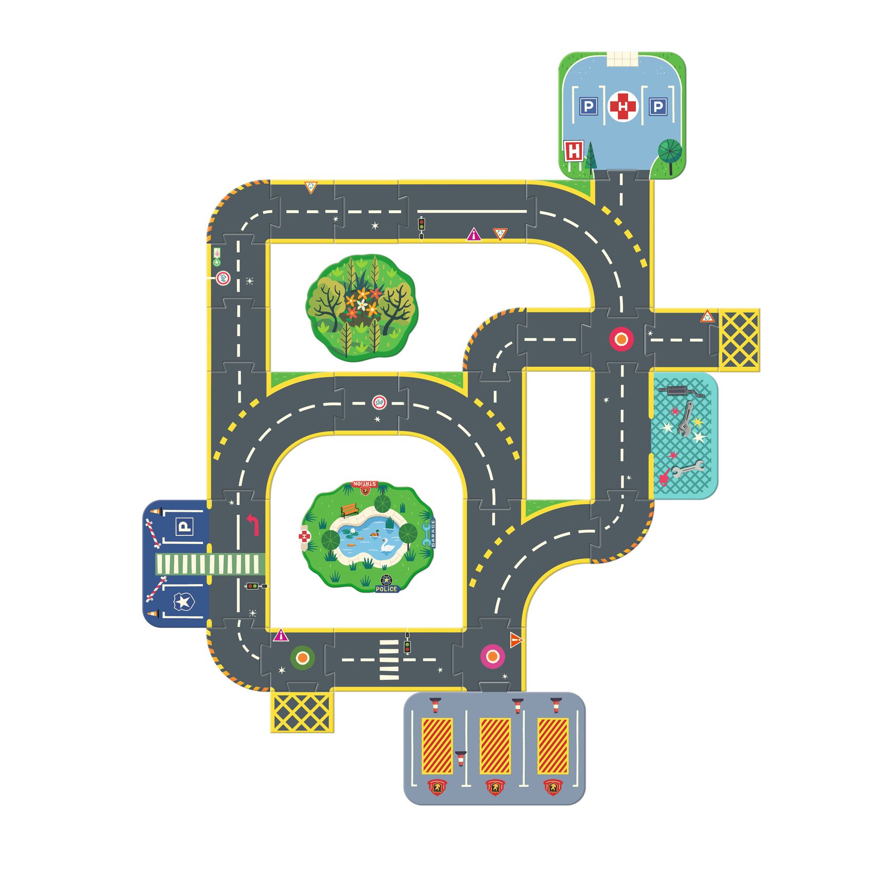 Puzzl'Up City-Giant- 33 pcs