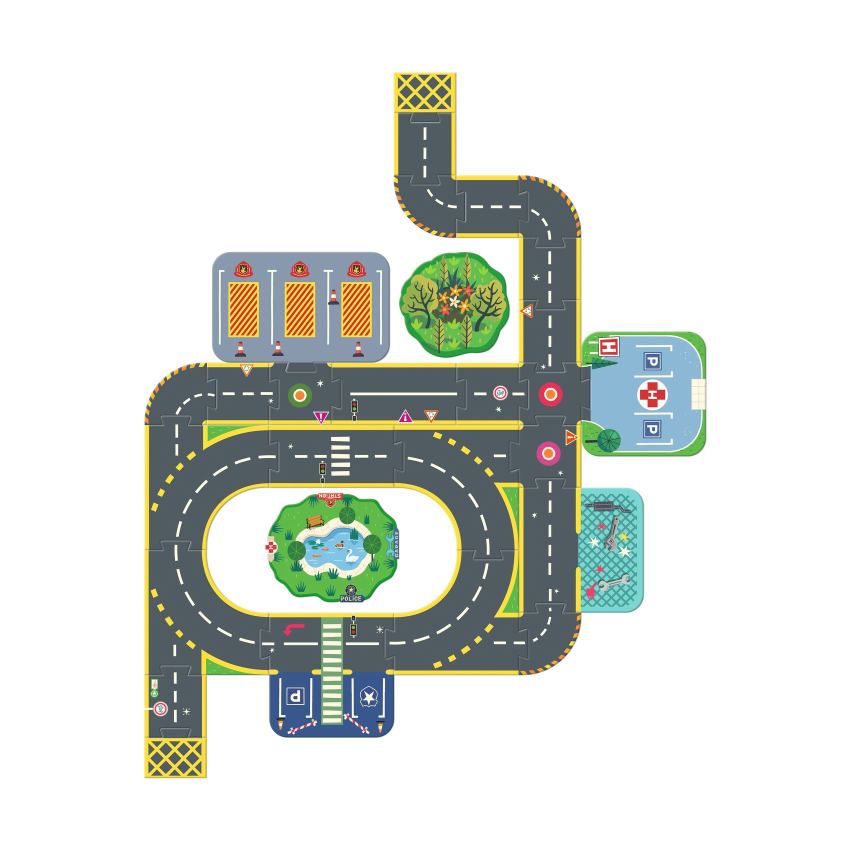 Puzzl'Up City-Giant- 33 pcs