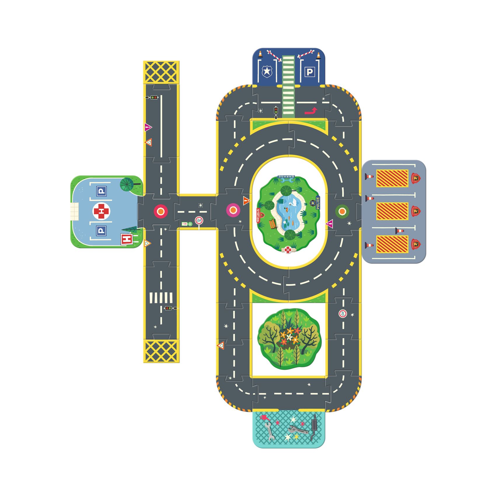 Puzzl'Up City-Giant- 33 pcs