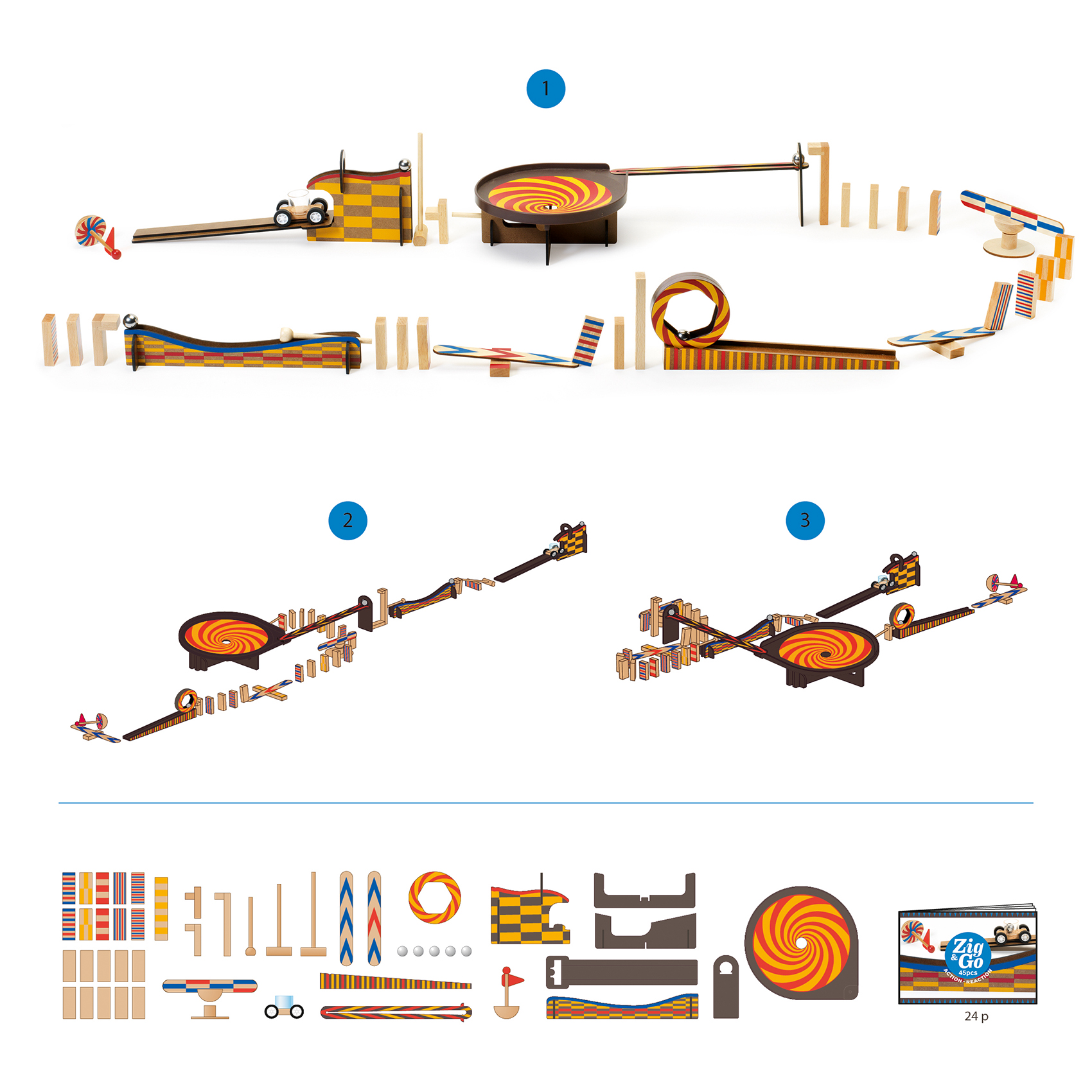 Zig & Go - 45 pcs