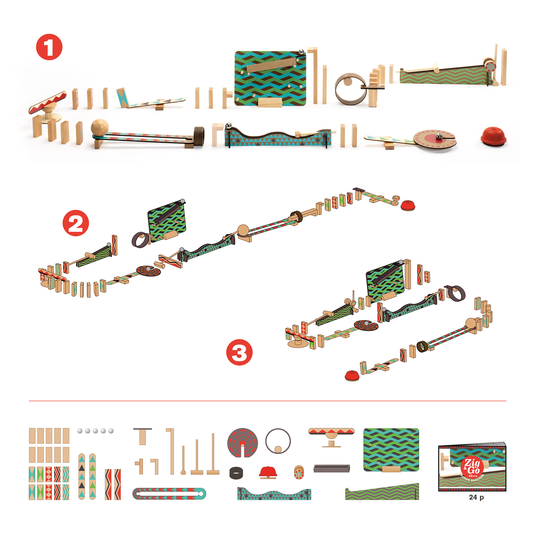 Zig & Go - 48 pcs