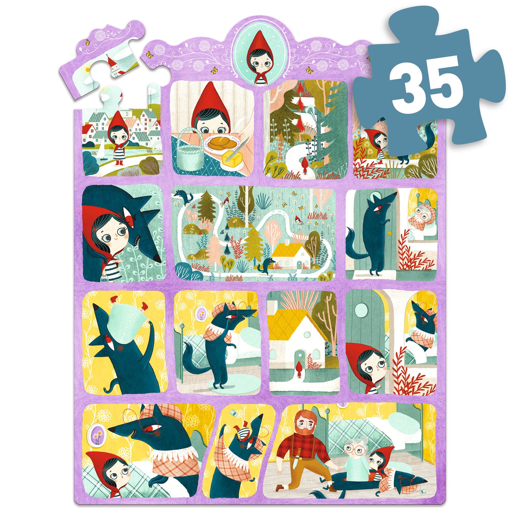 Little Red Riding Hood - 35 pcs