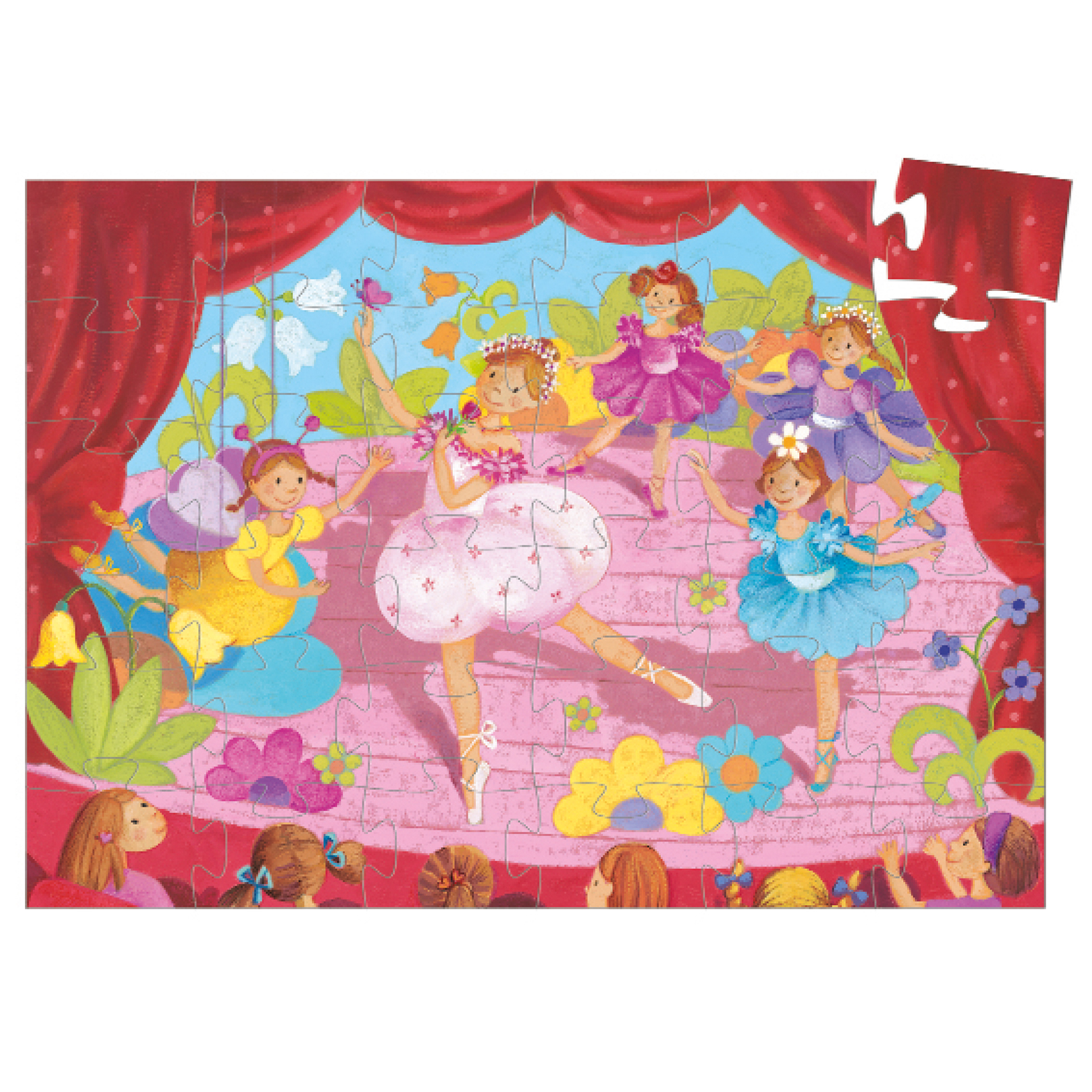 The ballerina with the flower - 36 pcs