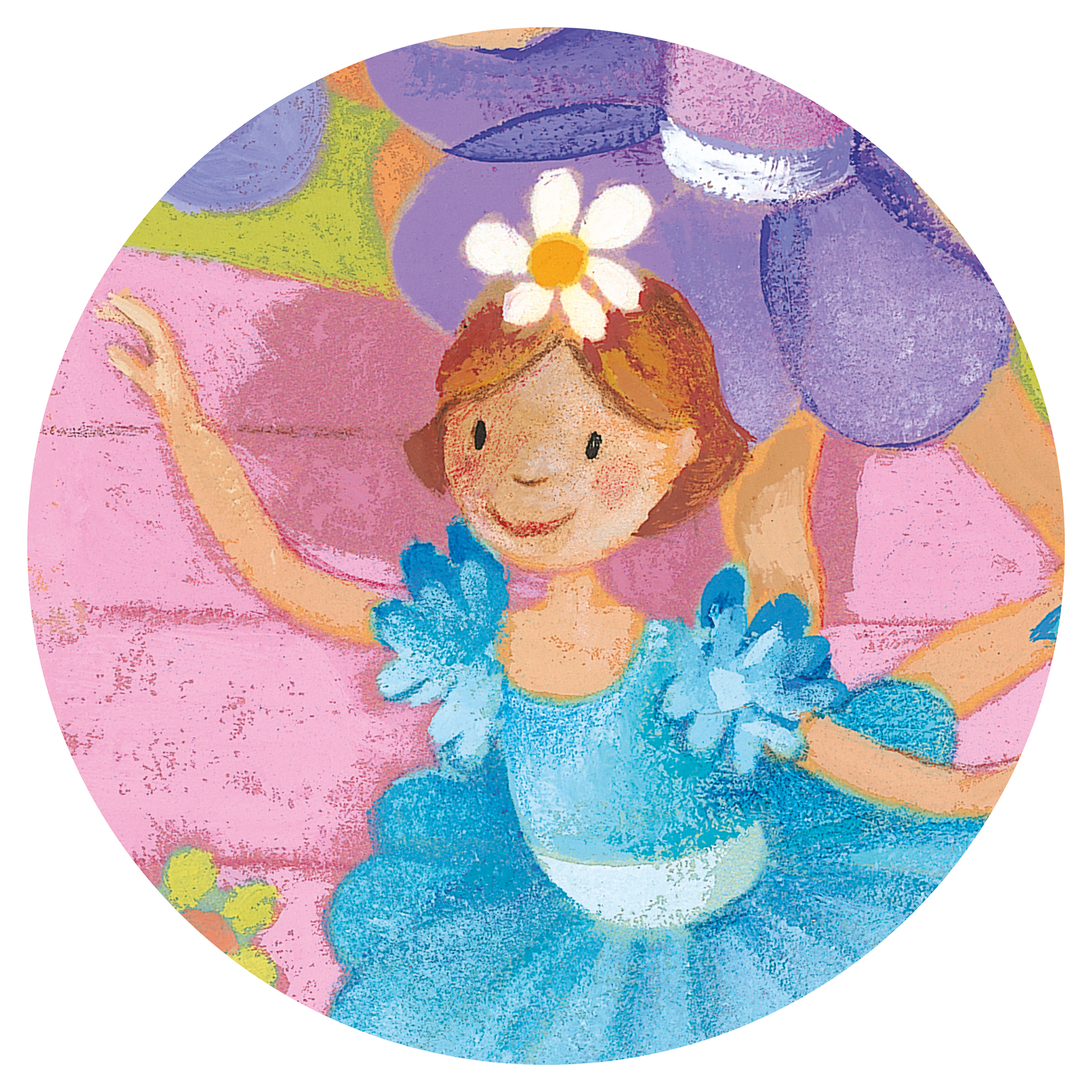 The ballerina with the flower - 36 pcs