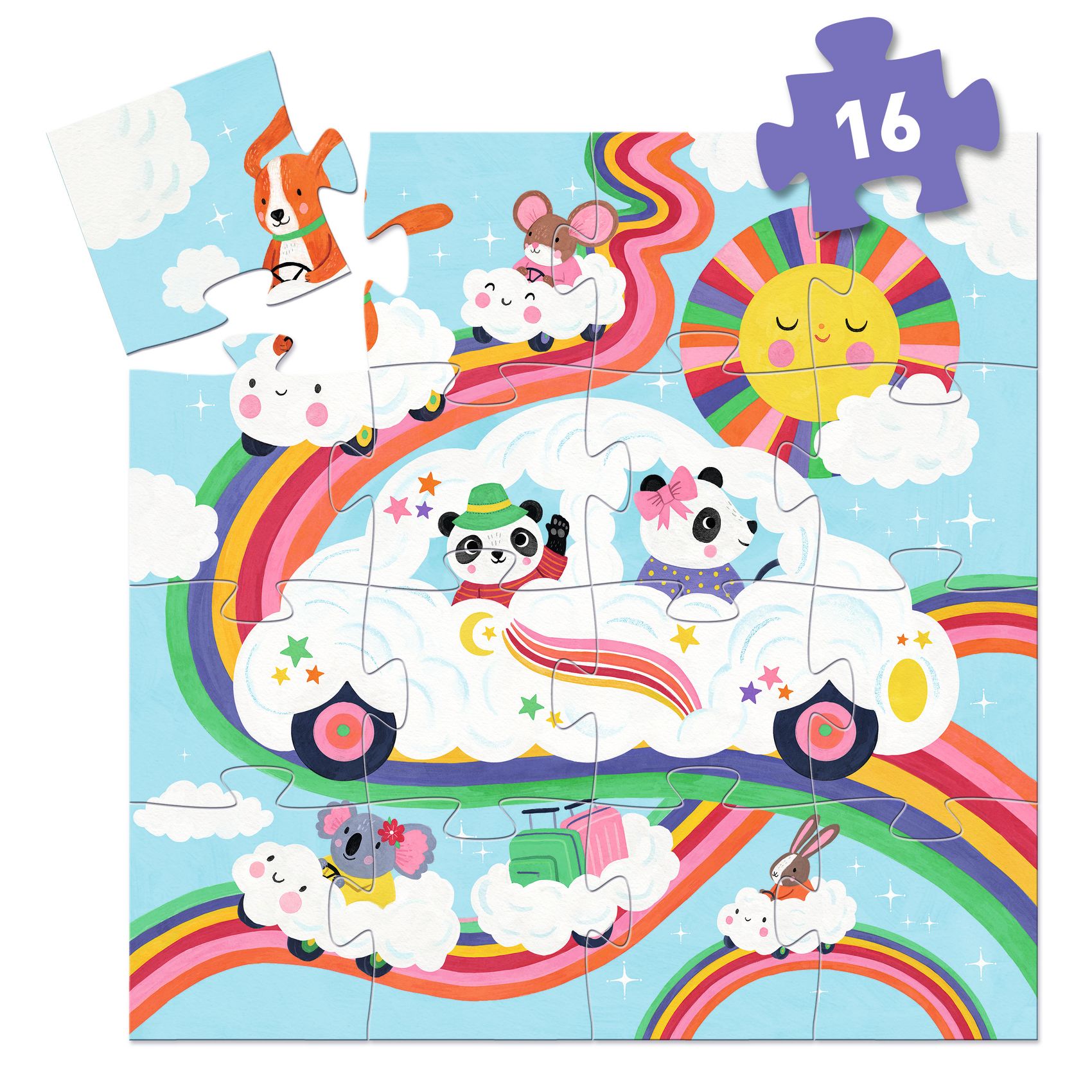 Cloud car - 16 pcs