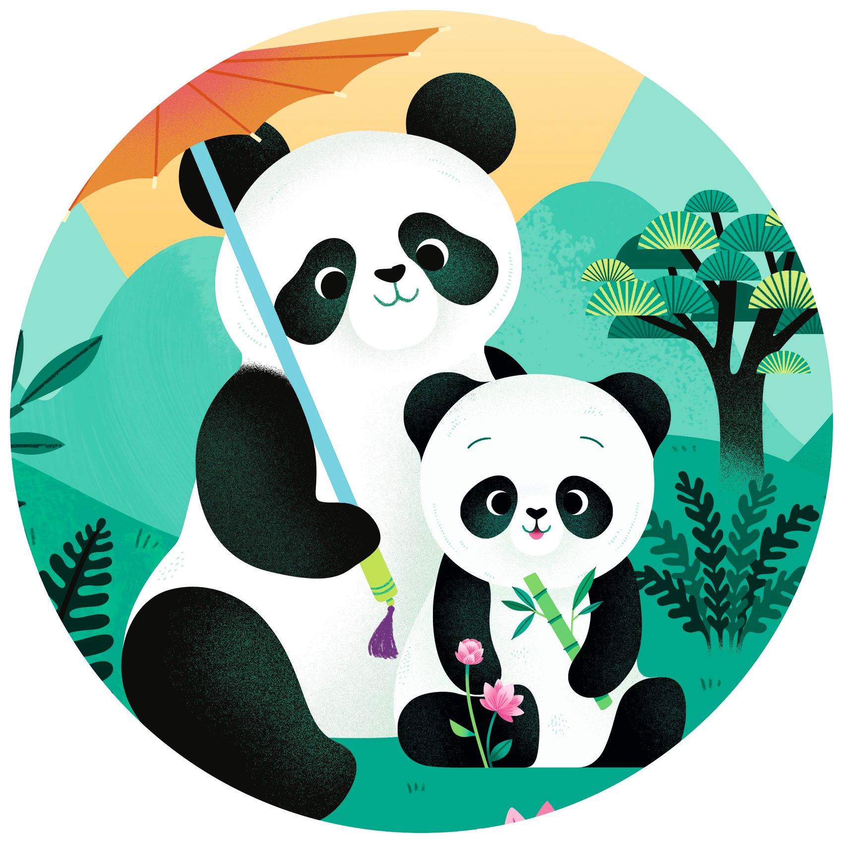 Leo the panda 24 pcs