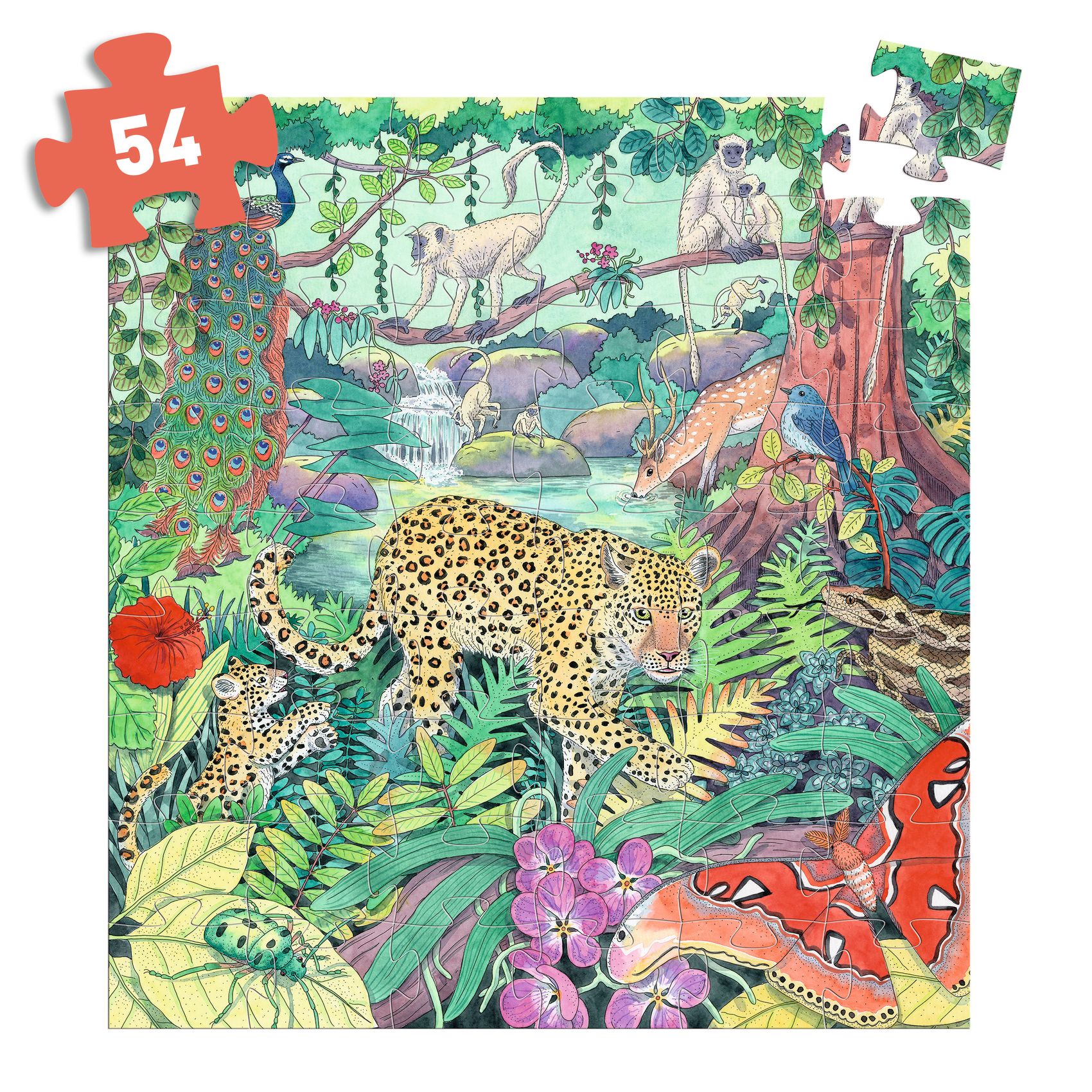 Indian jungle - 54 pcs