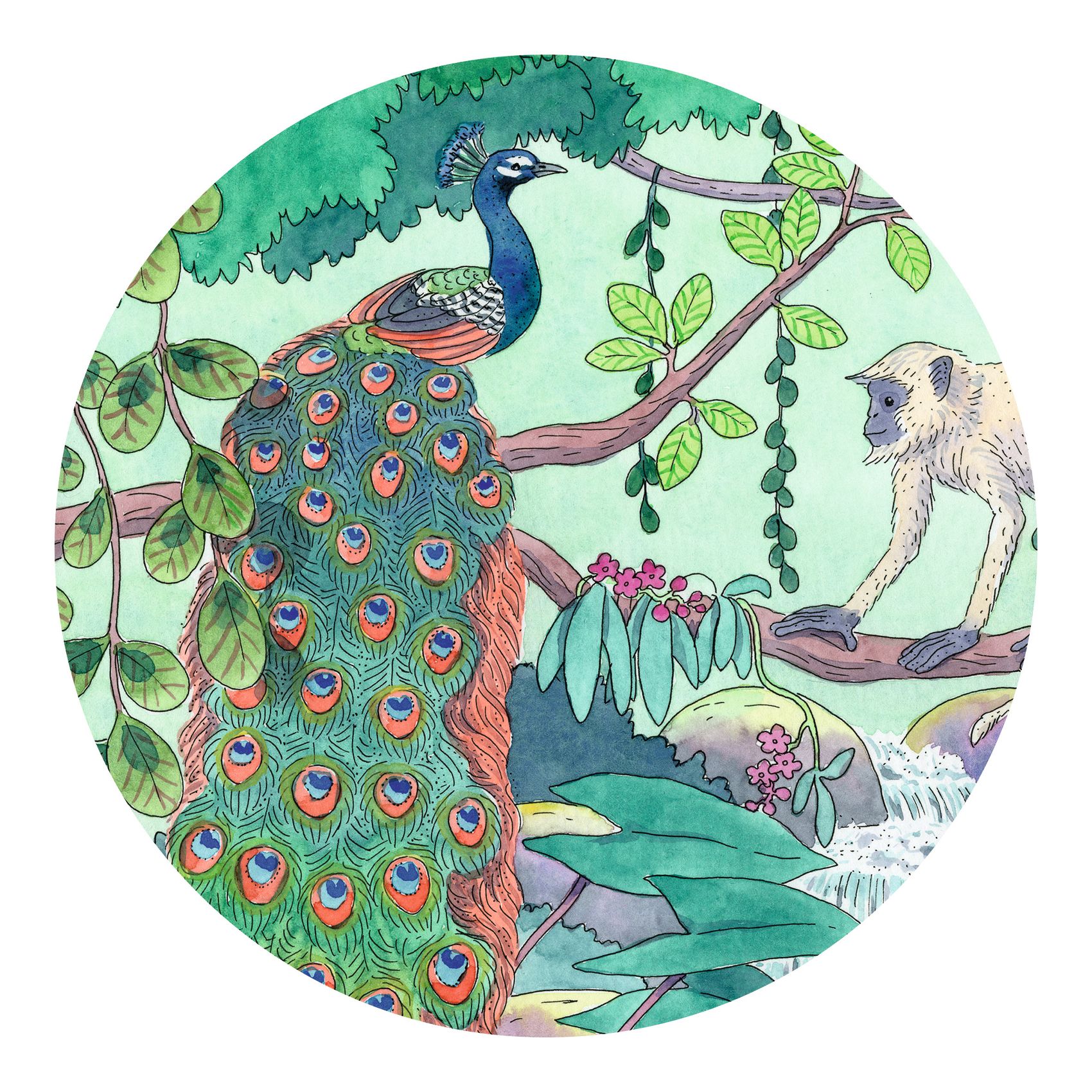 Indian jungle - 54 pcs