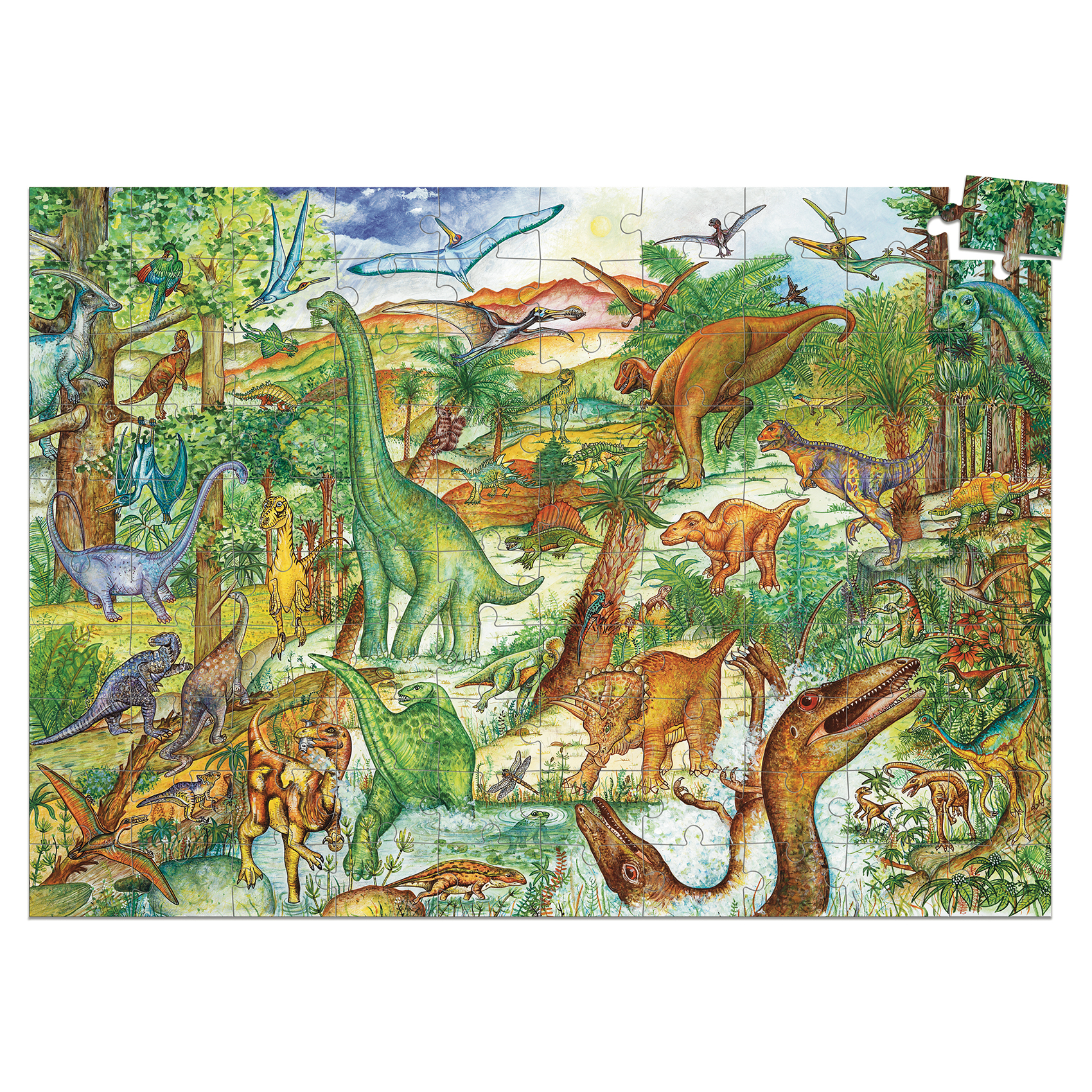 Dinosaurs + booklet - 100 pcs - FSC MIX