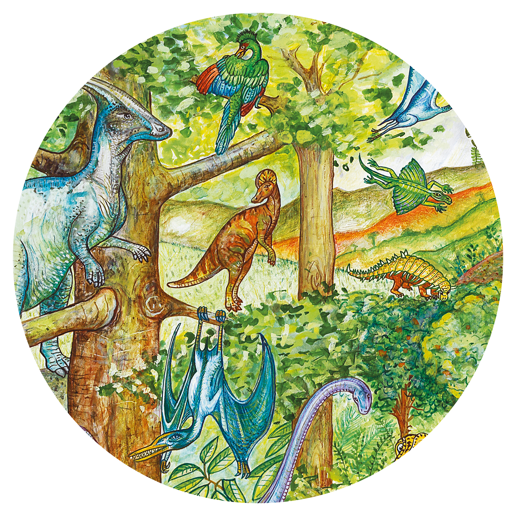 Dinosaurs + booklet - 100 pcs - FSC MIX