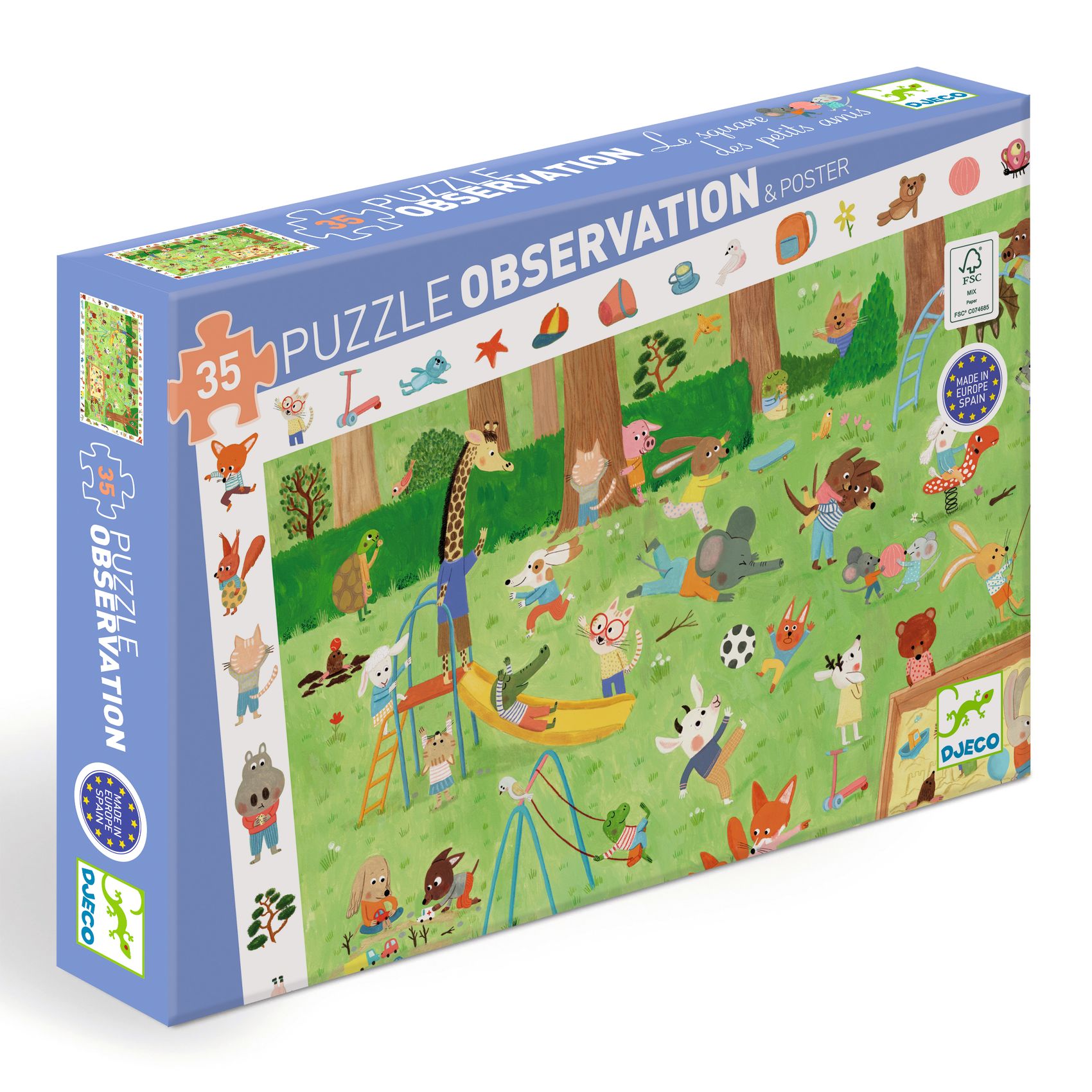 Little friends garden - 35 pcs - FSC MIX