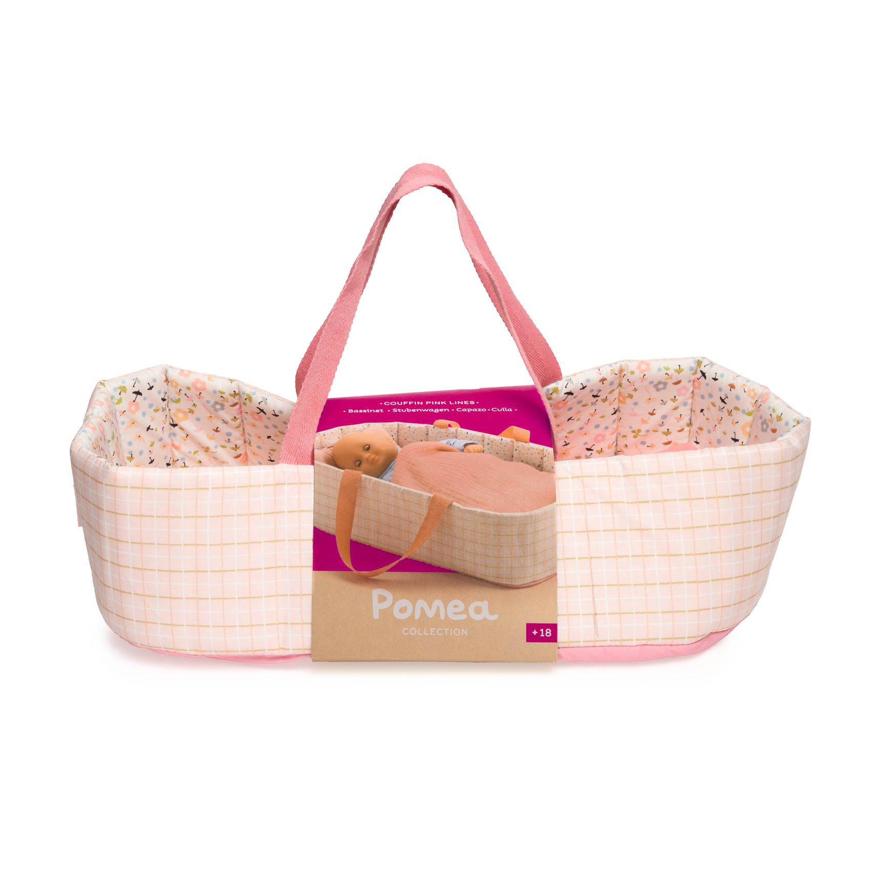 Bassinet Pink Lines