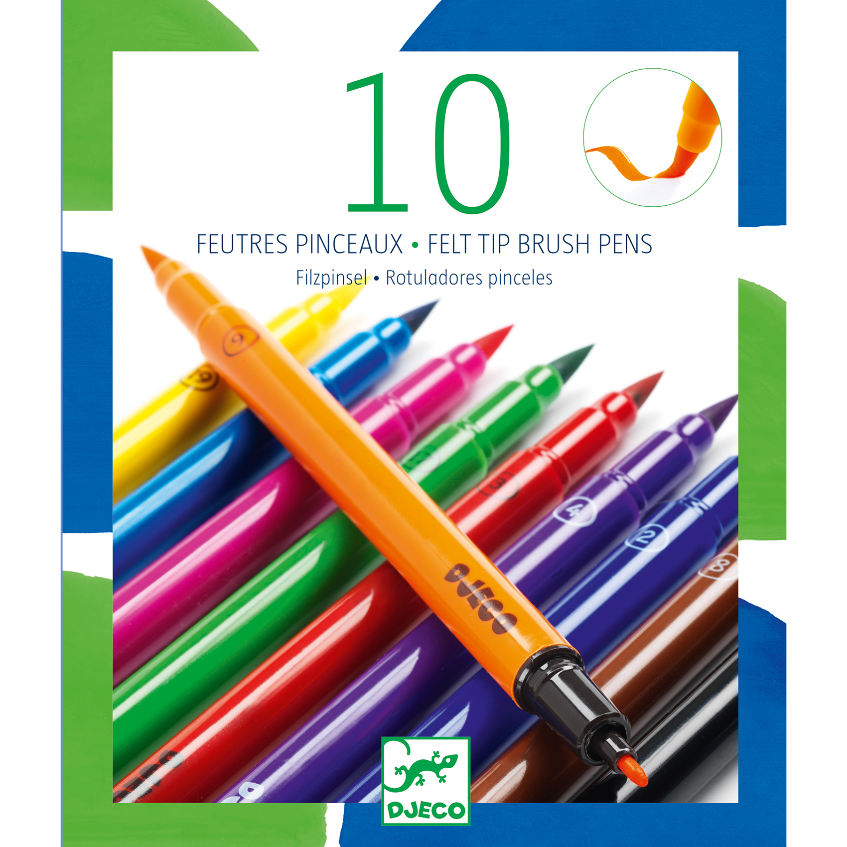 10 felt brushes - Classic