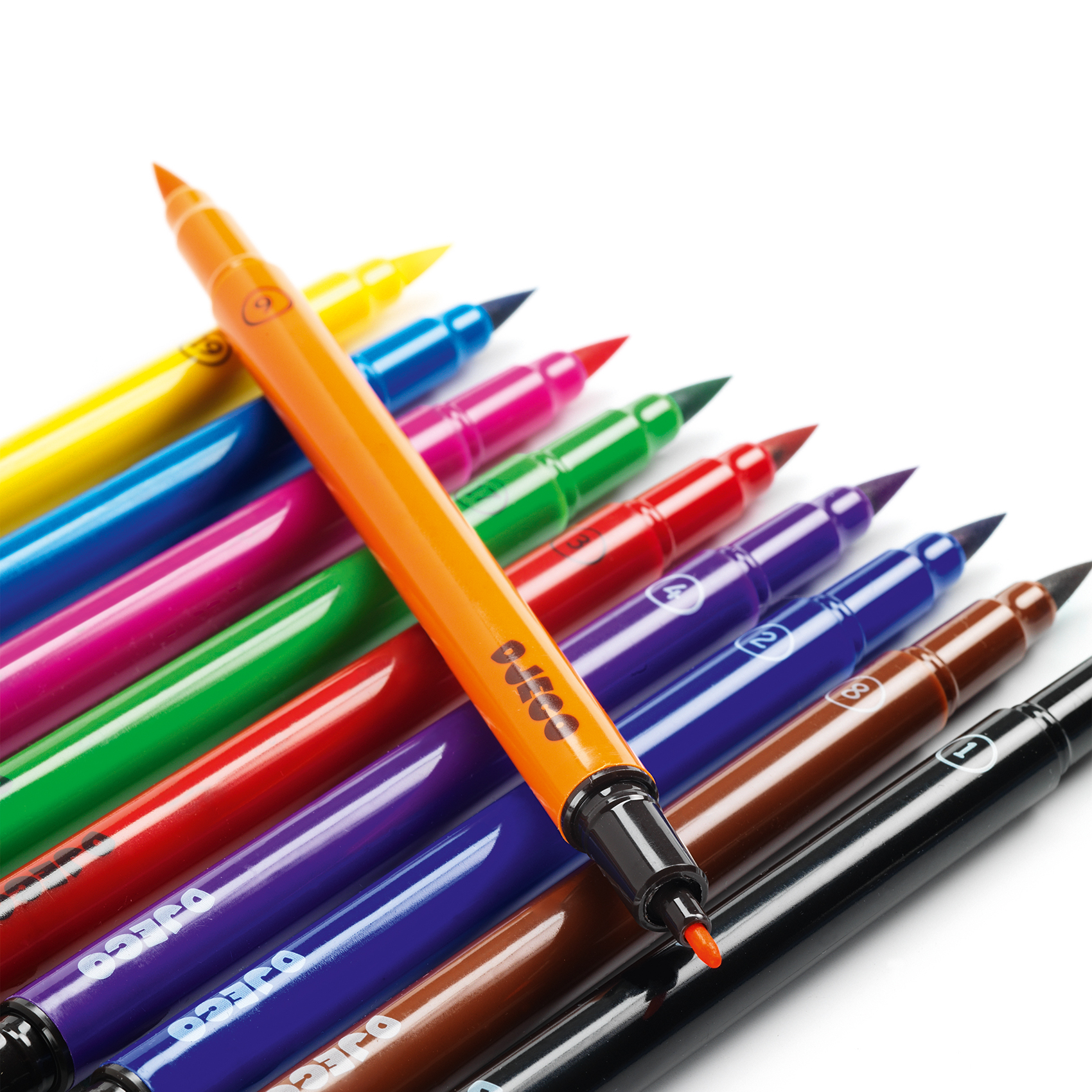 10 felt brushes - Classic