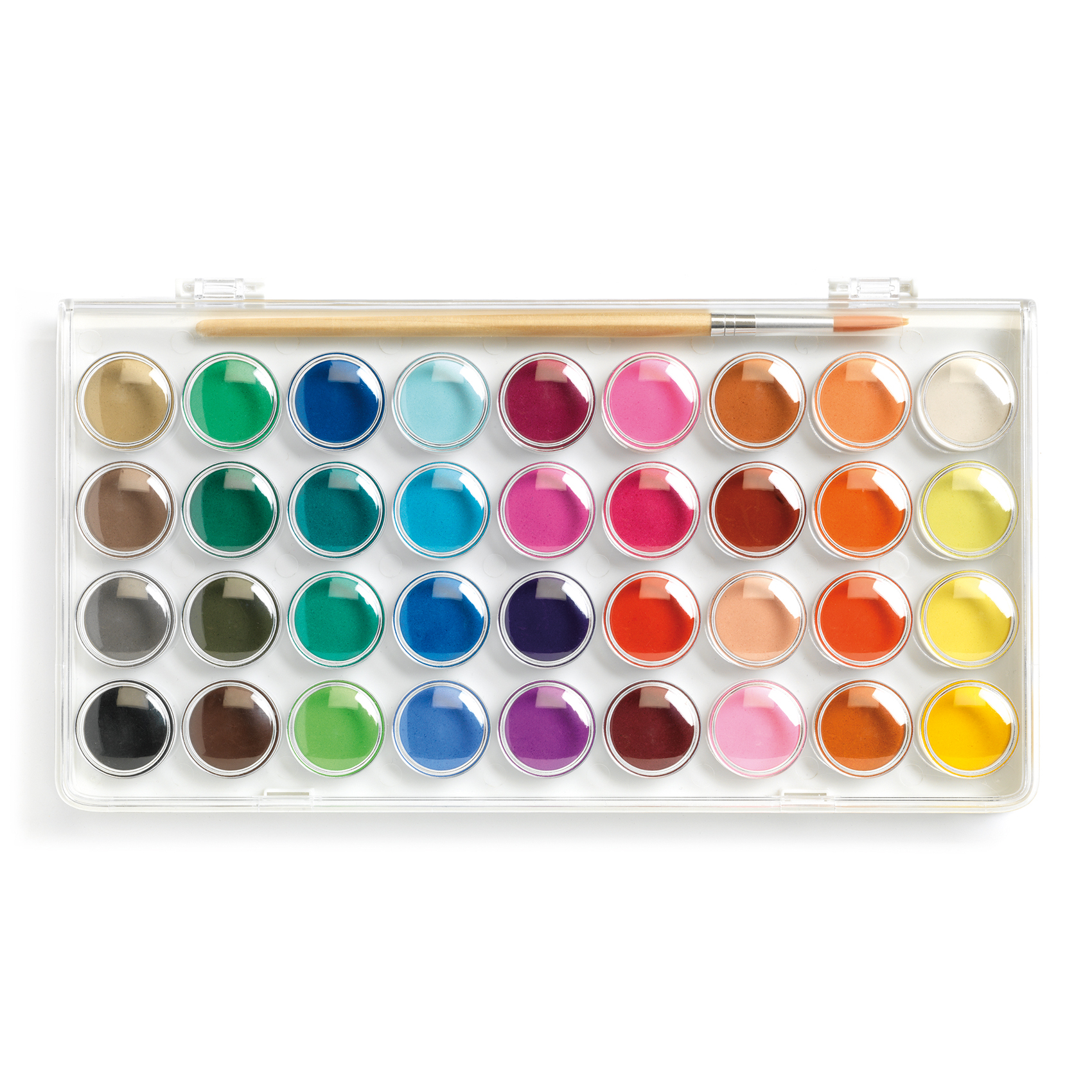 36 color cakes