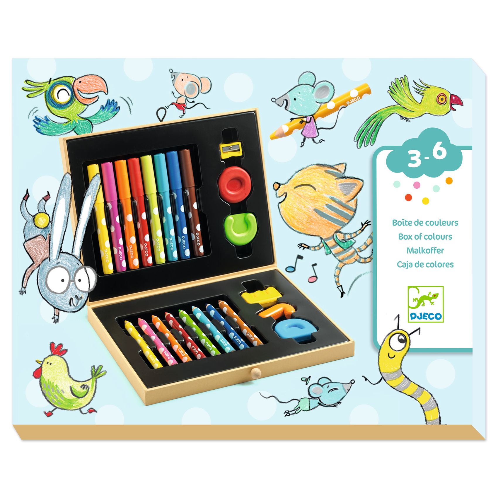 Box of colours for toddlers