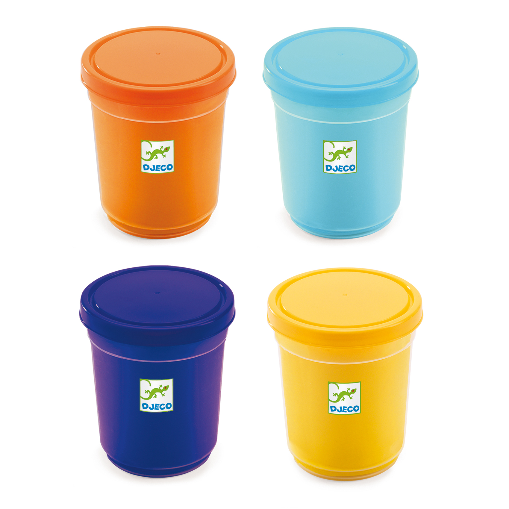 4 tubes of play dogh - nature