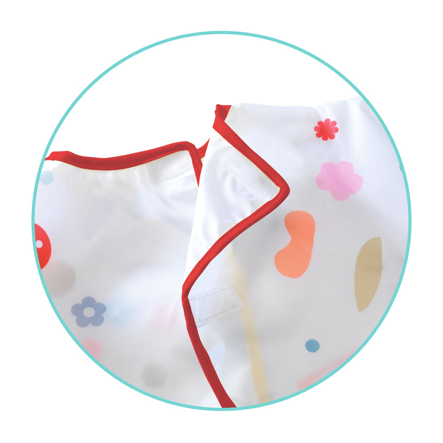 Apron with pocket - Stickers and pencils
