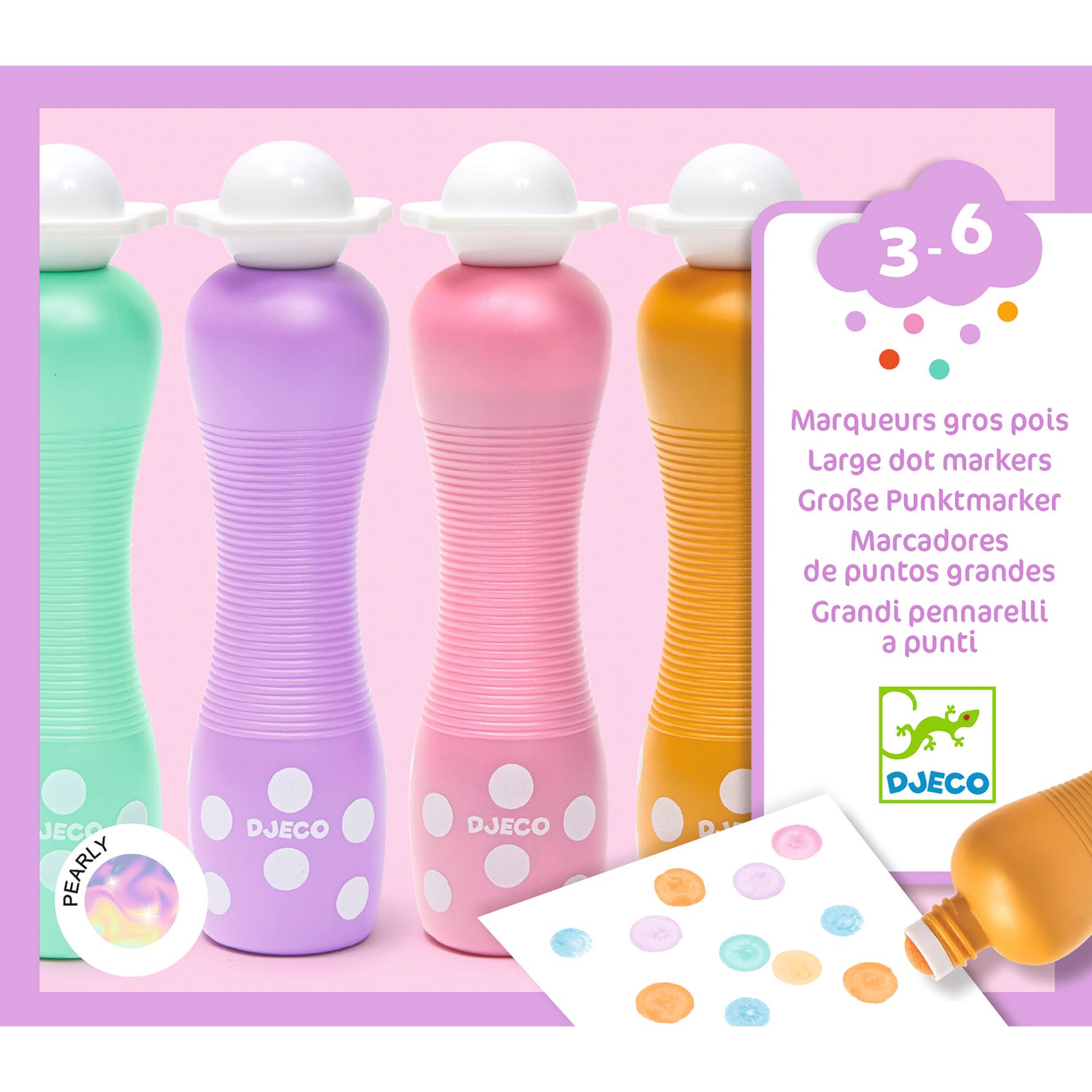 Large dot markers