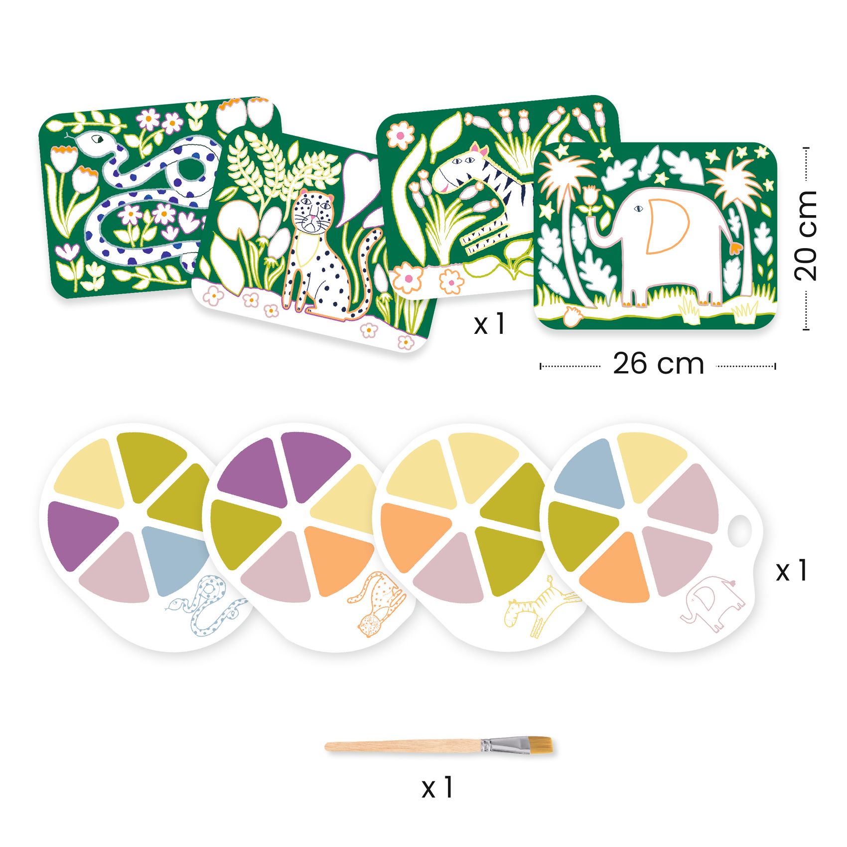 palette painting - Wild one