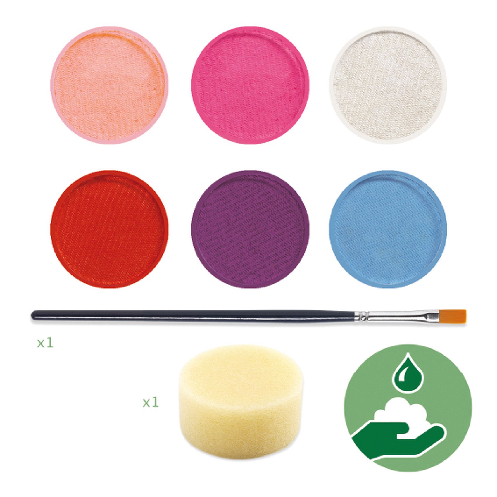 Palette 6 colours - Sweet