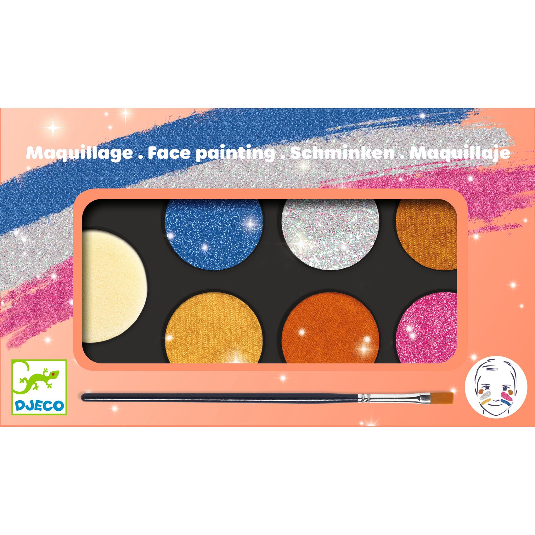 Palette 6 colours - Metallic