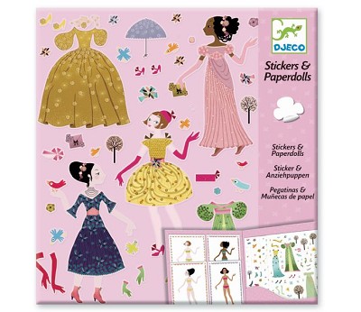 Paper dolls - Dresses through the seasons