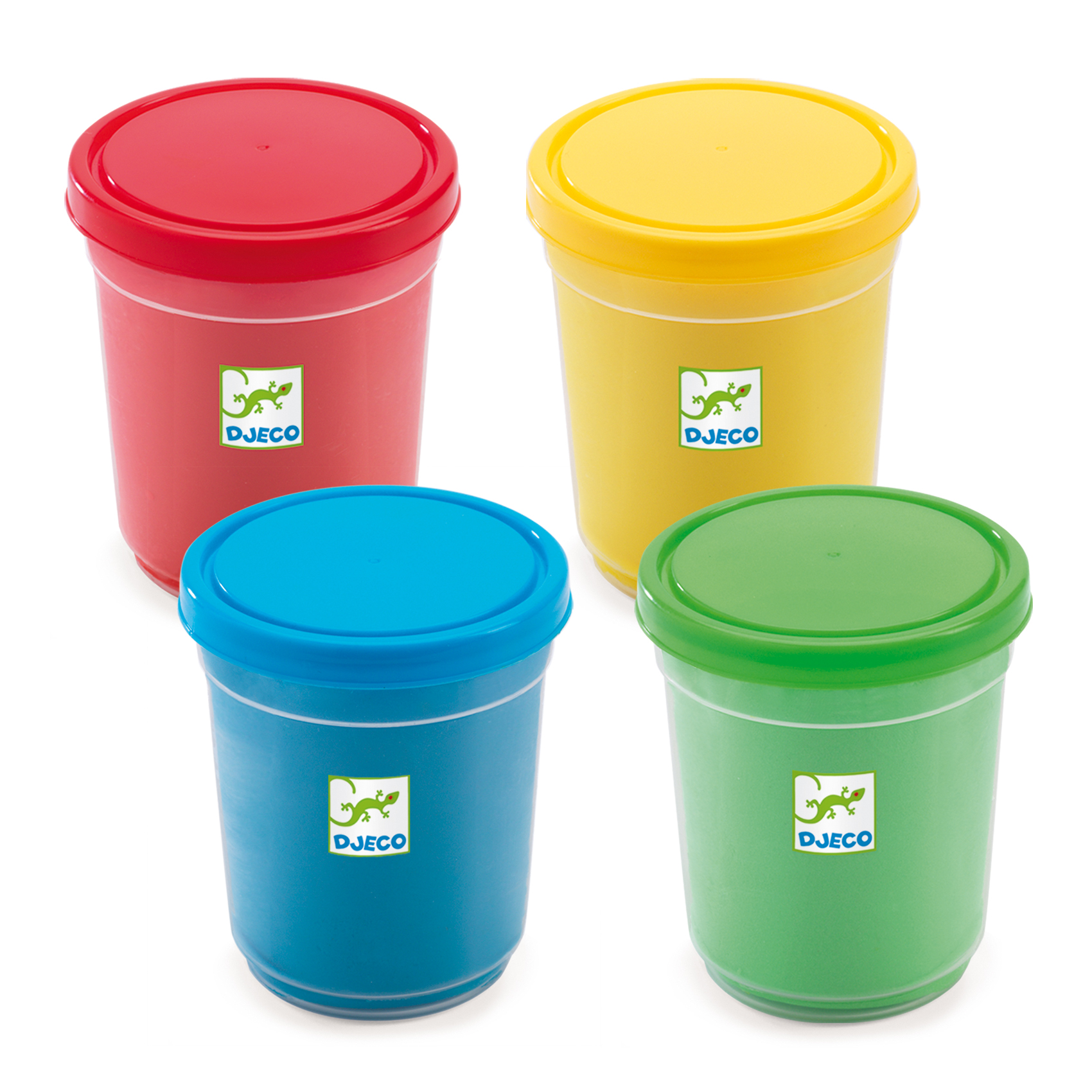 4 tubs of play dough