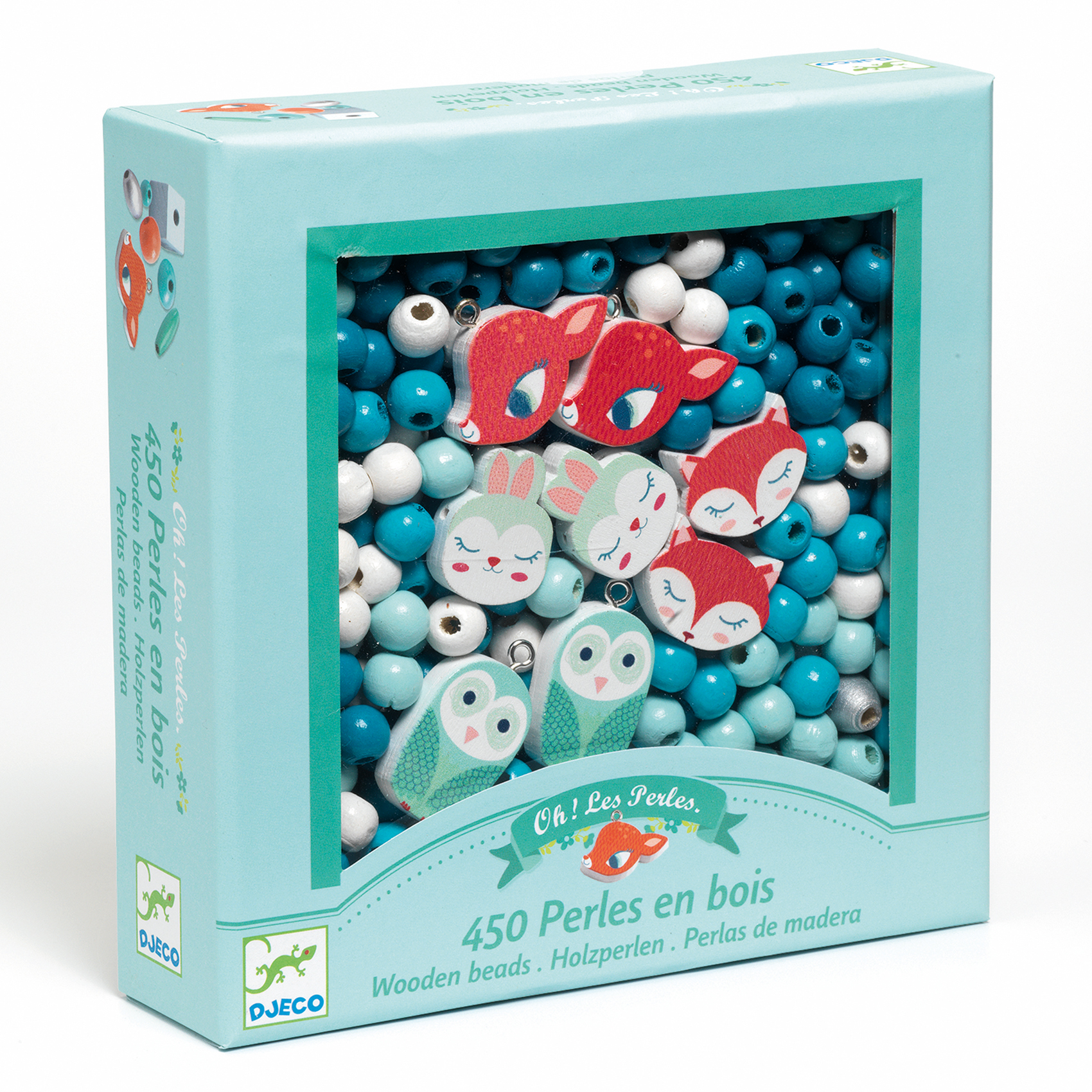 Wooden beads. Small animals