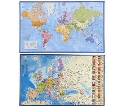 Skriveunderlag Verden Og Europa